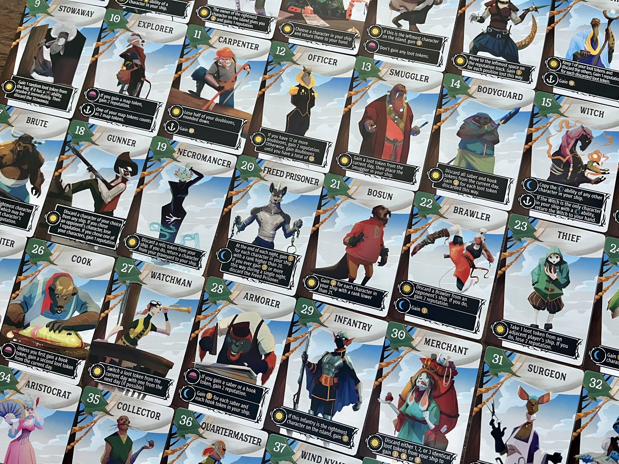 'Libertalia: Winds Of Galecrest' Review: Is Your Sky Pirate Crew Enough? 4 Libertalia: Winds of Galecrest cards from 1-40