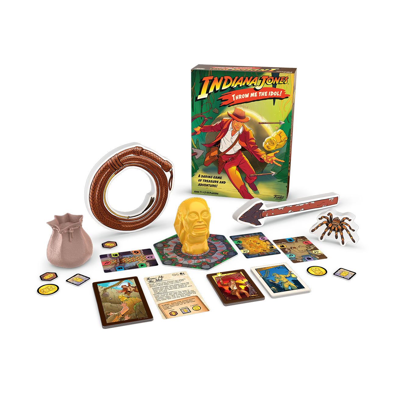 Indiana Jones: Throw Me the Idol box and contents