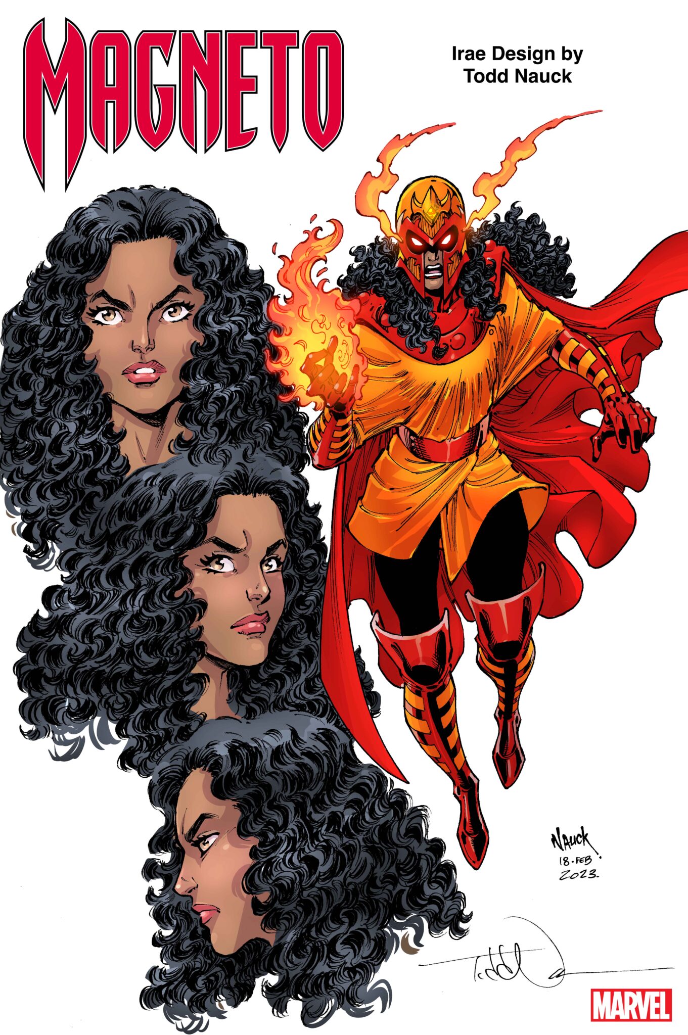 Magneto Goes Back To School In Upcoming Limited Series From J.M. DeMatteis And Todd Nauck 1 Magneto #1 Irae Design sheet by Todd Nauck