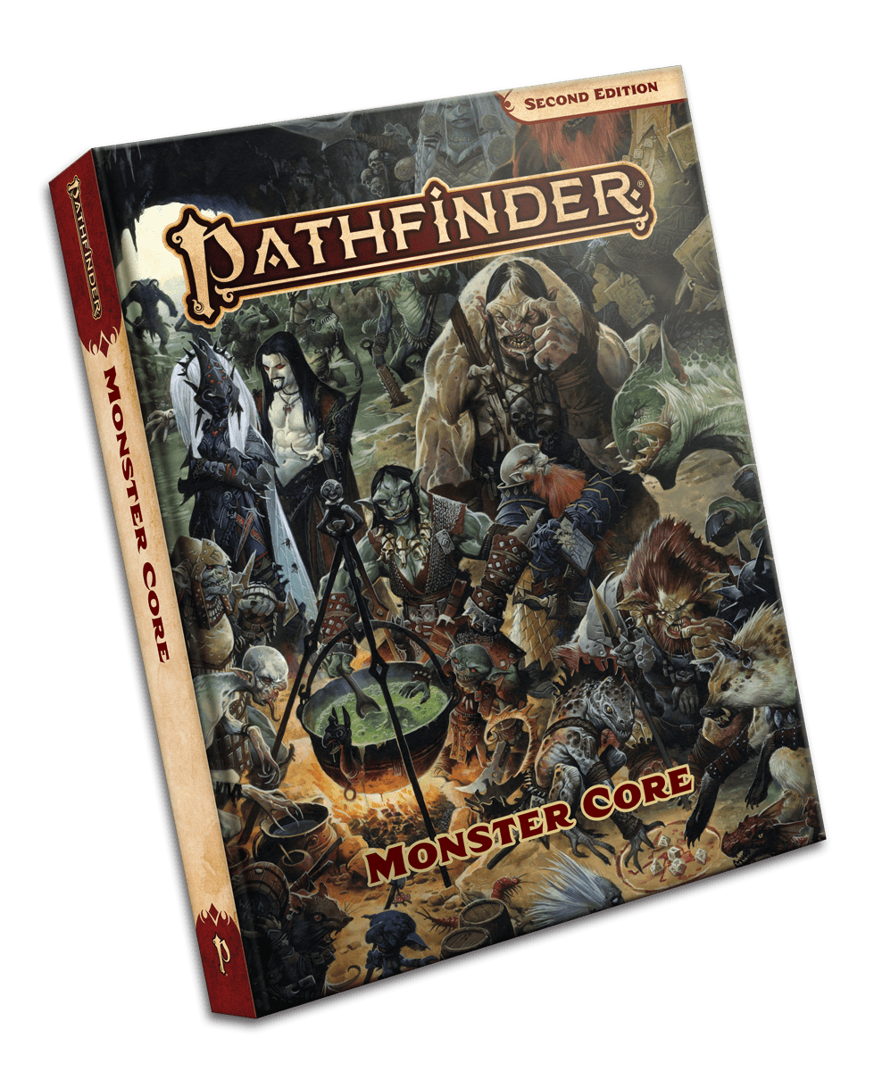 Pathfinder Second Edition Remaster Monster Core Book