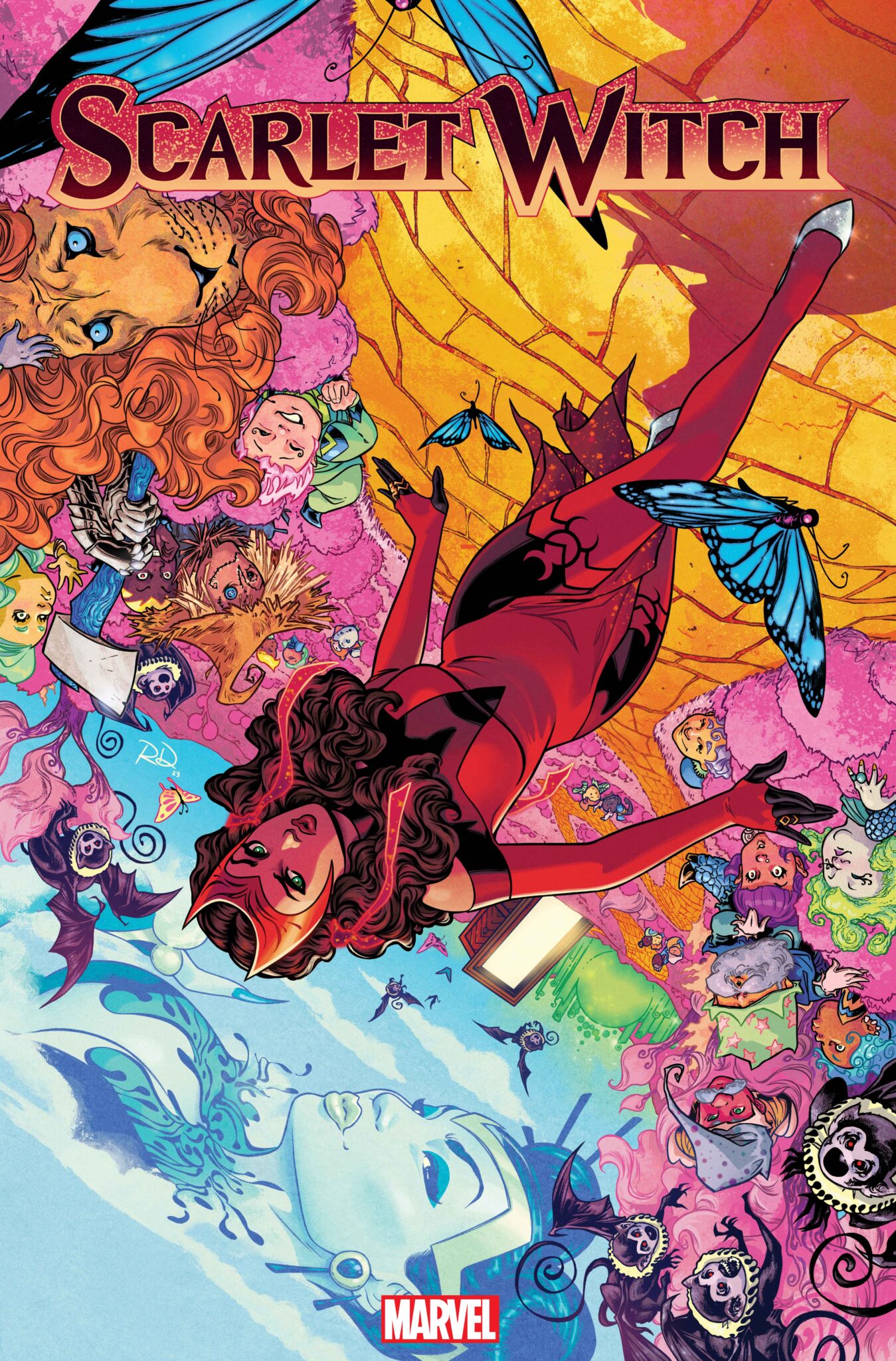 Wanda Journeys To Oz And Faces Off With New Archfoe The Hexfinder In Scarlet Witch #7 2 Scarlet Witch #7 cover by Russel Dauterman