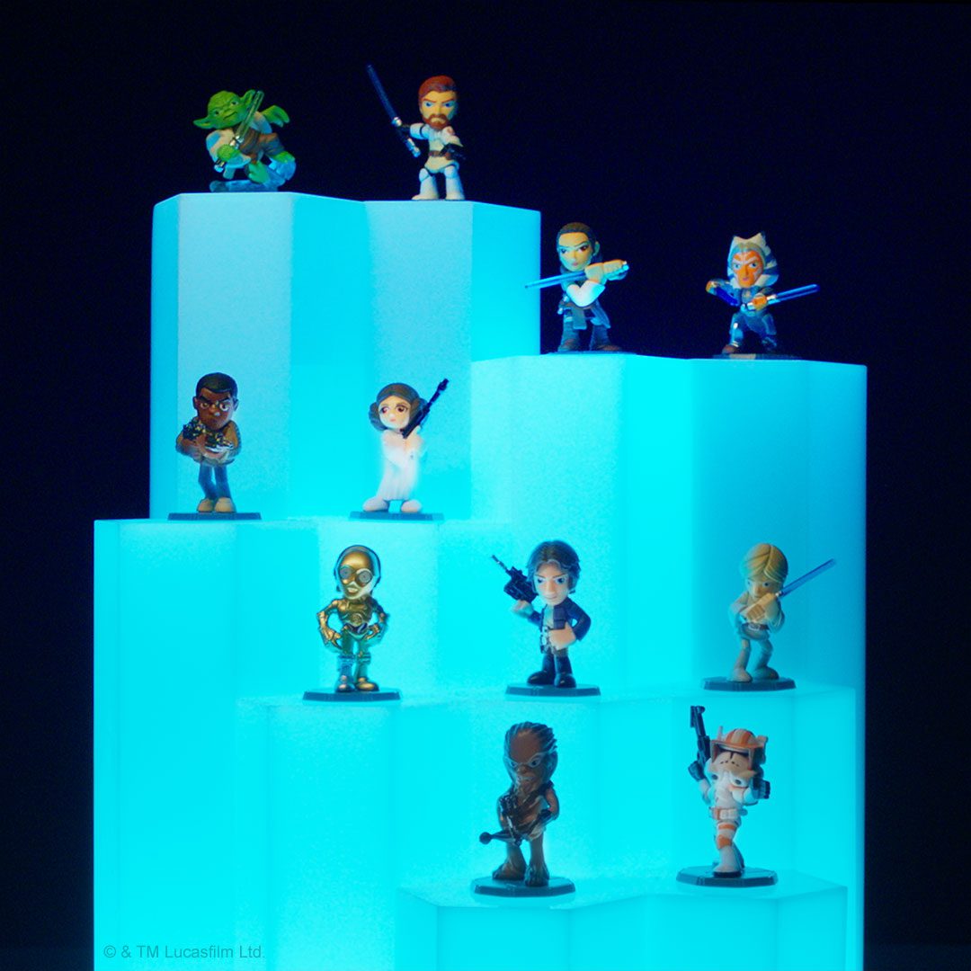 Funko Games Announces New Collectible Game 'Star Wars Rivals' Ahead of Star Wars Celebration 3 Star Wars Rivals figures