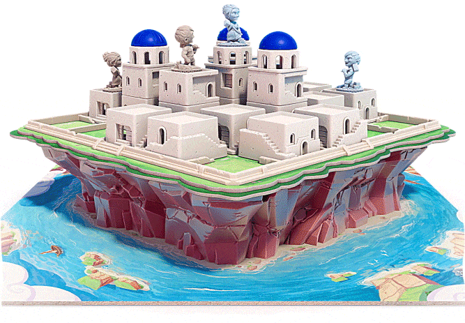 Santorini board gif