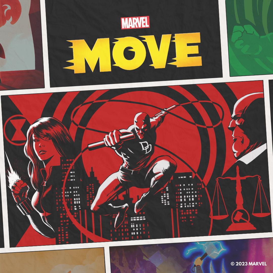 Marvel Move Terminal Degree art