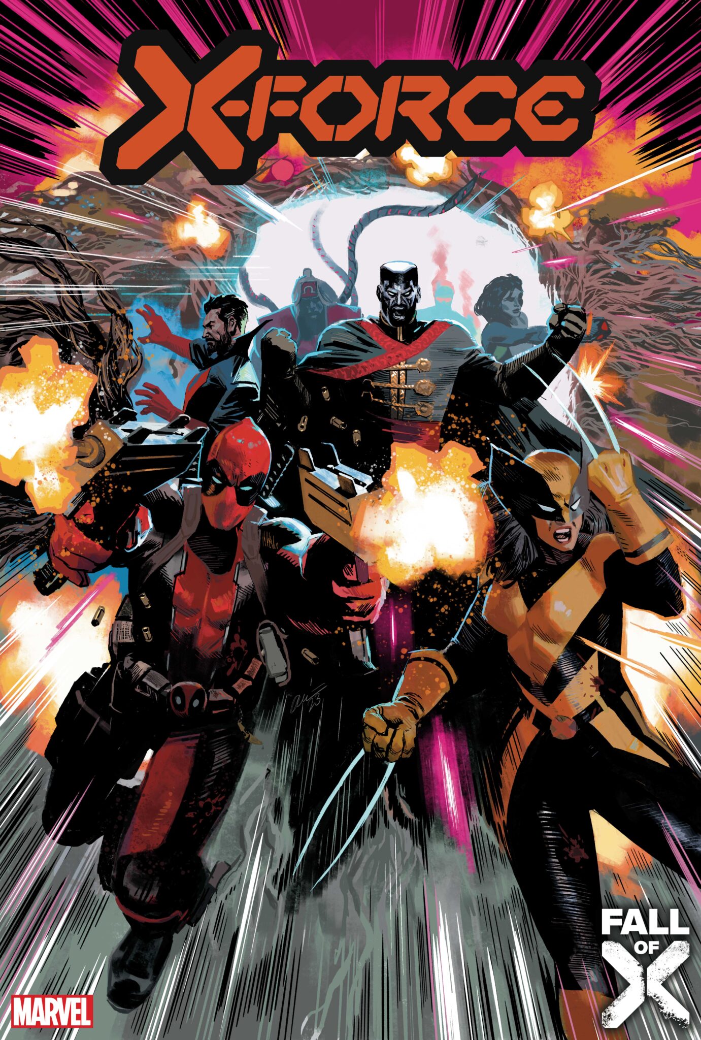 The Road To Fall Of X Is Laid Bare With New Titles, New Characters, And New Covers 5 Fall of X X-Force cover