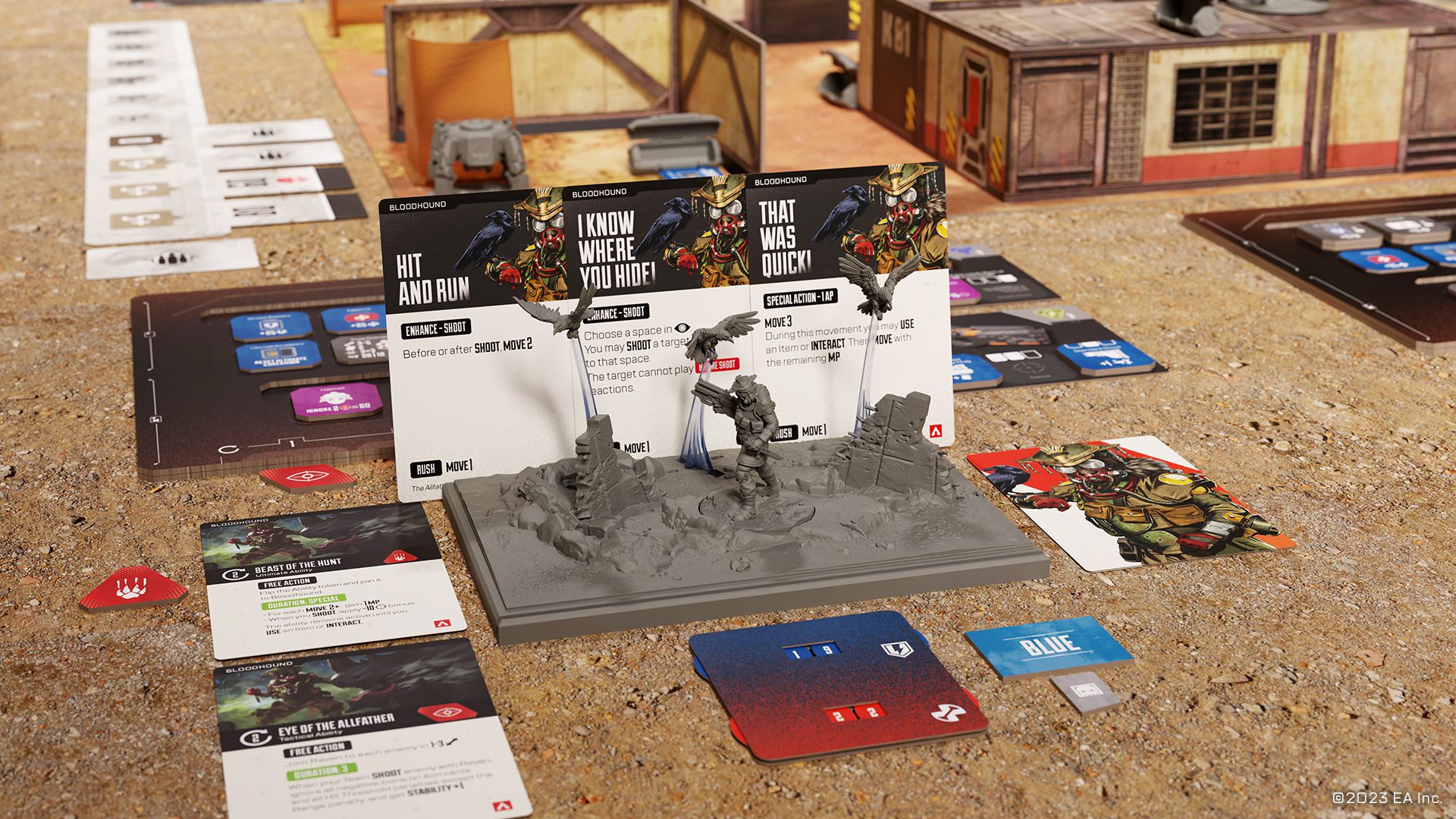 Apex Legends The Board Game Bloodhound Diorama