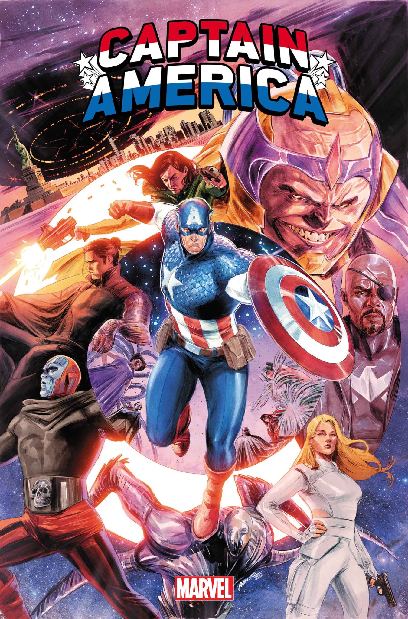 Steve Rogers Stands Against The Outer Circle But Sends His Future Into A Spiral In 'Captain America Finale' #1 1 Captain America Finale #1 cover