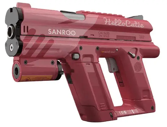 Black Chrome Is Here To Give You More Cyberpunk RED Lore, Gear, And Wacky Guns 7 Number One, Hello Cutie Assault Pistol