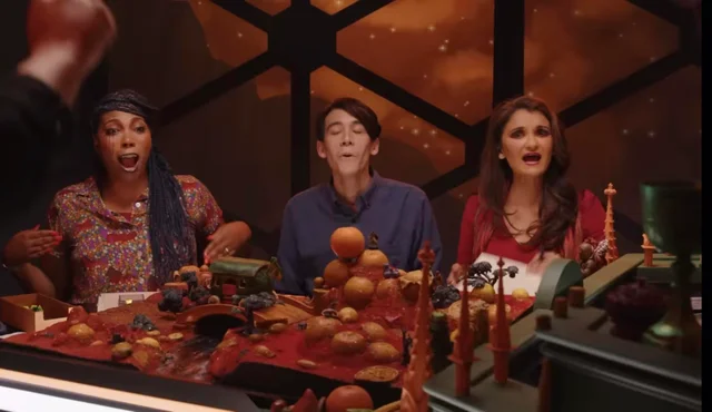 Fun Is The Most Important Thing: Anjali Bhimani Talks Mangos, Mercer, and 'The Ravening War' 3 Aabria, Zac, and Anajli see the candy kingdom