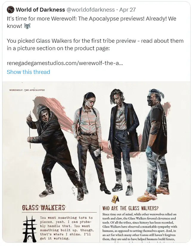 World of Darkness Team Apologizes For Unauthorized Likeness Of Māori Activist In Upcoming Rulebook 1