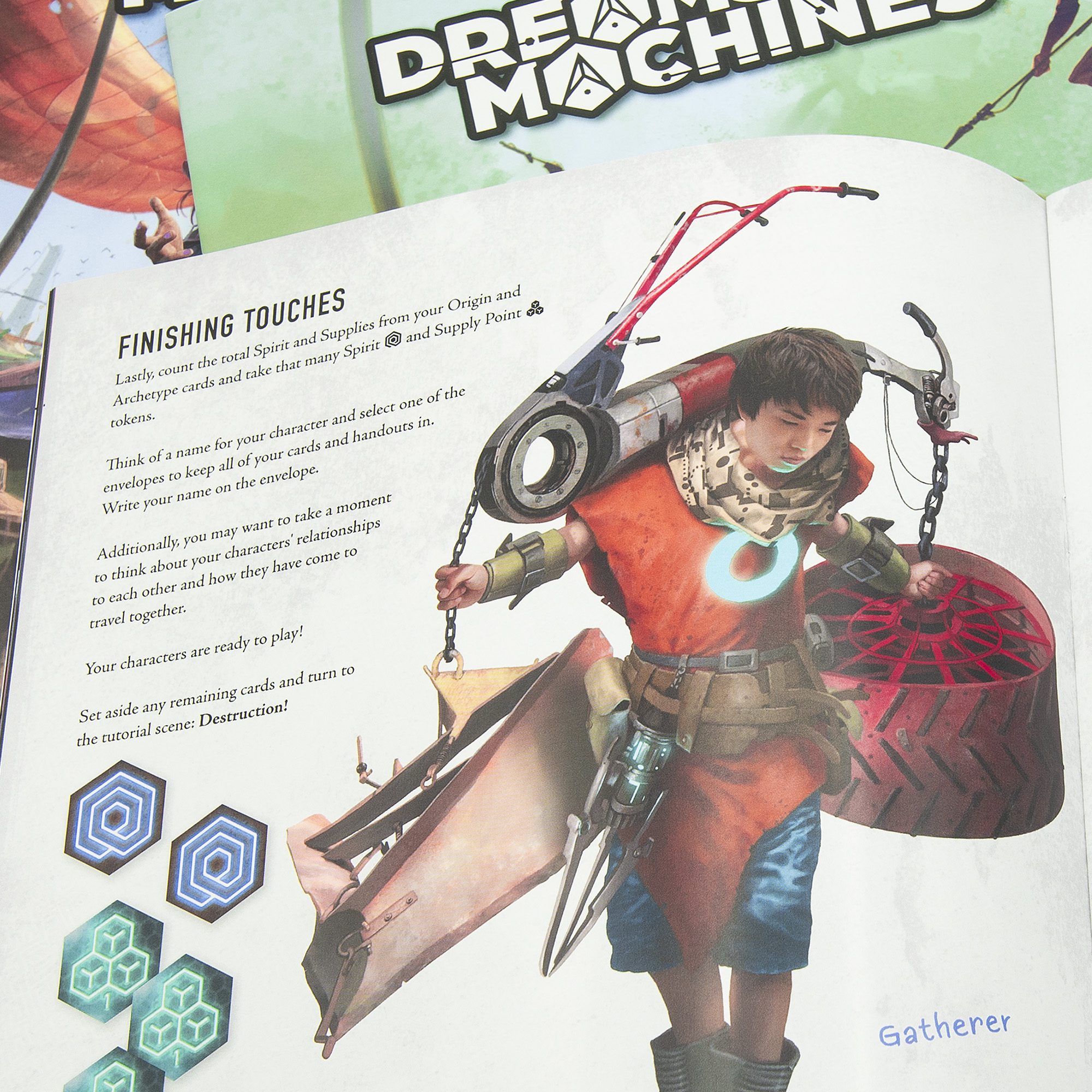 Modiphius Announces Pre-Order For 'Dreams and Machines' Starter Set 2 Dreams and Machines book close up