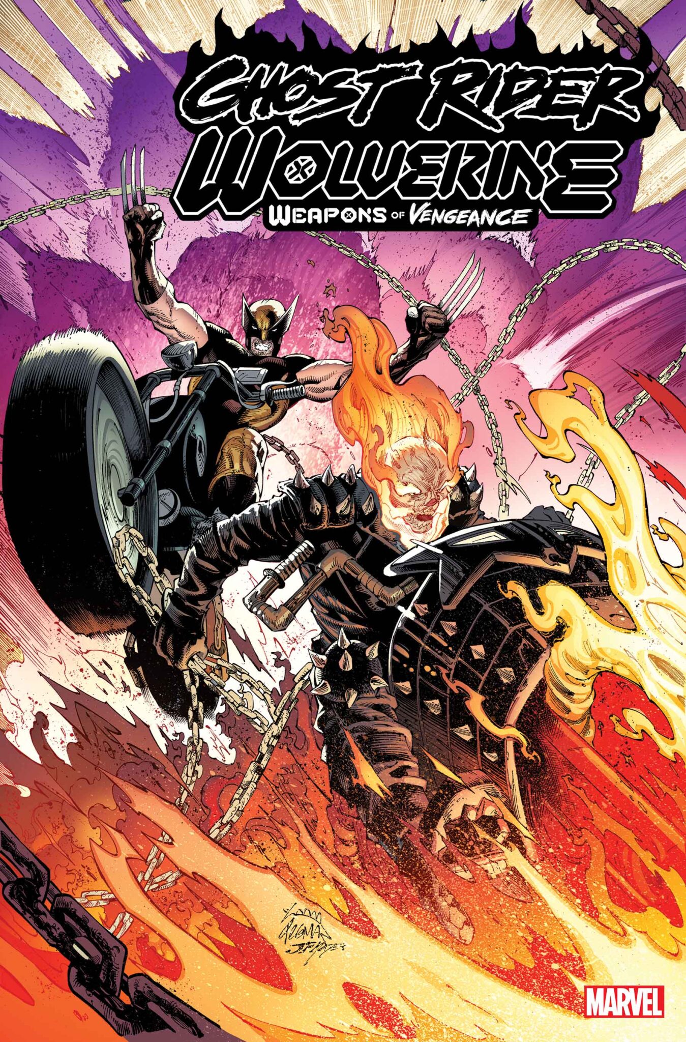 A Monster From Their Past Makes The Present Hell In 'Ghost Rider/Wolverine: Spirits of Vengeance' 3