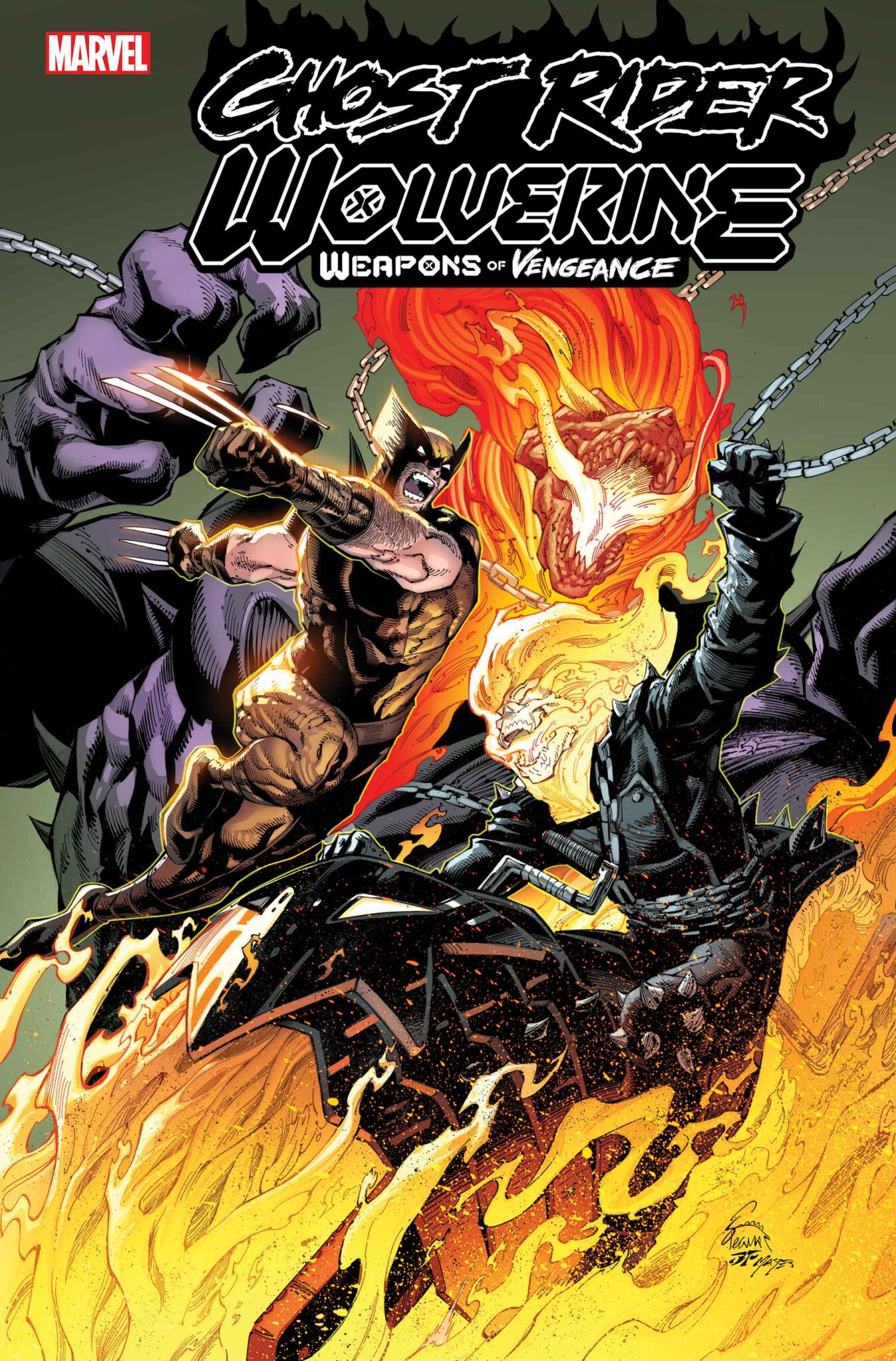 A Monster From Their Past Makes The Present Hell In 'Ghost Rider/Wolverine: Spirits of Vengeance' 1 Ghost Rider/Wolverine: Spirits of Vengeance cover