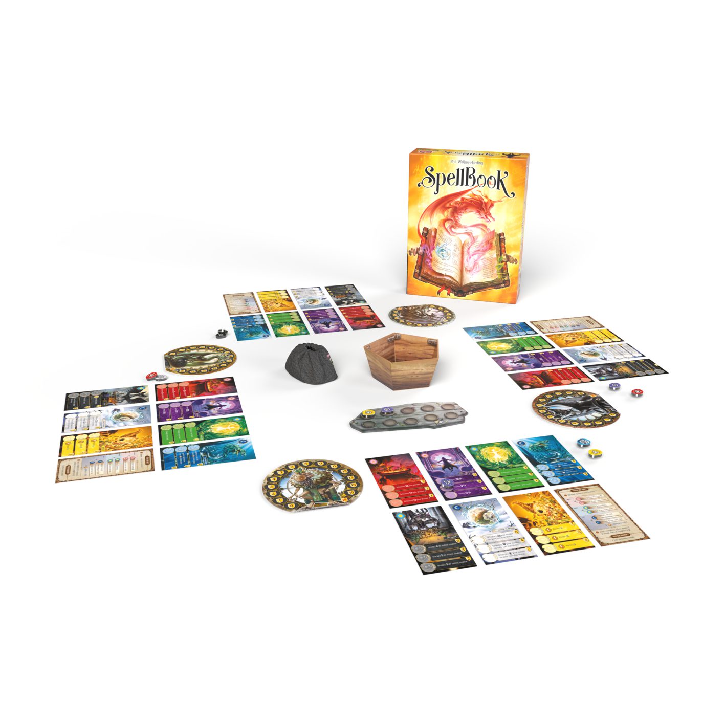 Space Cowboys Announces New Strategy Title 'Spellbook' Set For GenCon Debut 2 Spellbook game contents