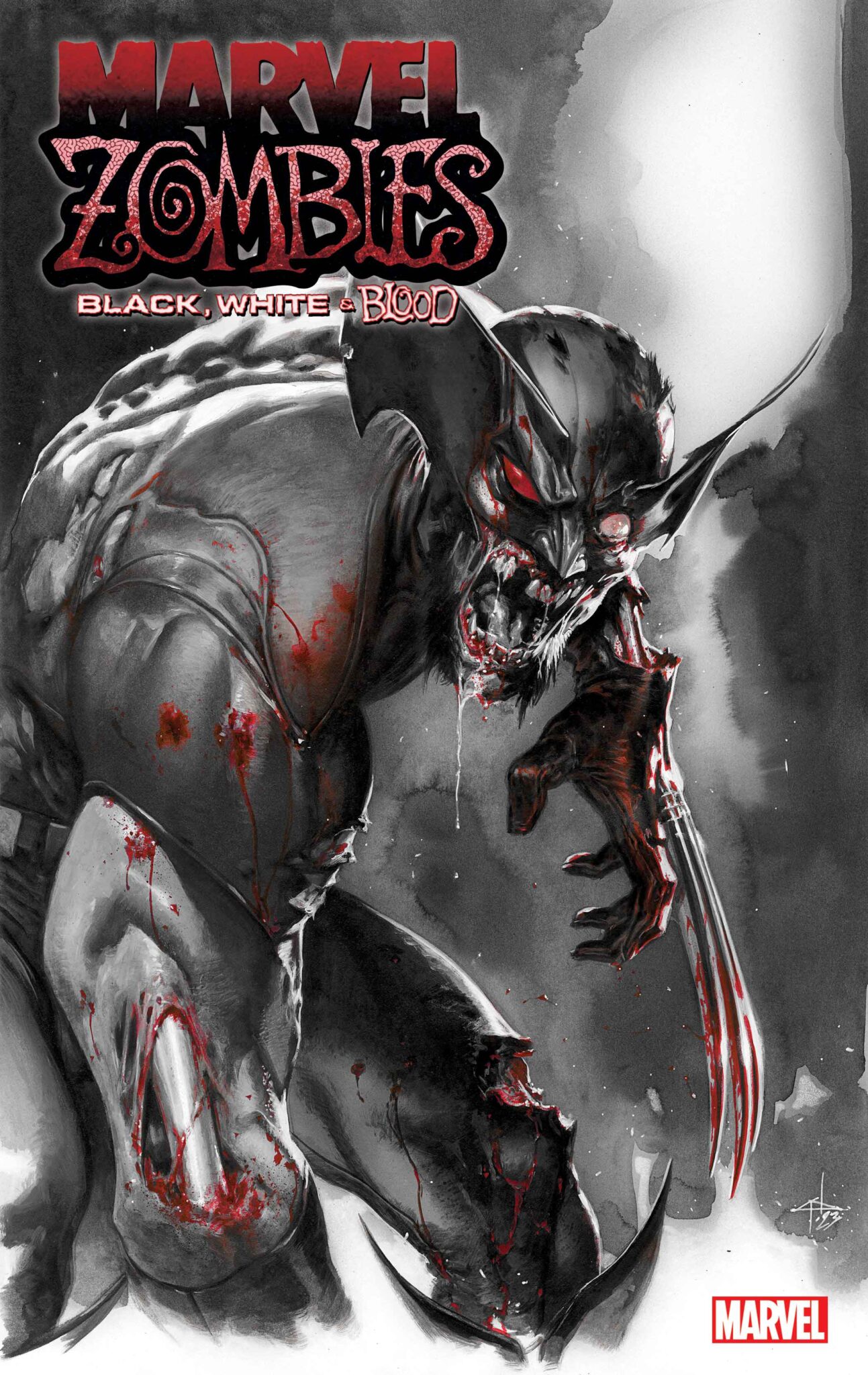 This Halloween ,The Undead Rise Again In 'Marvel Zombies: Black, White, And Blood' 1 Marvel Zombies Red white and Blood cover