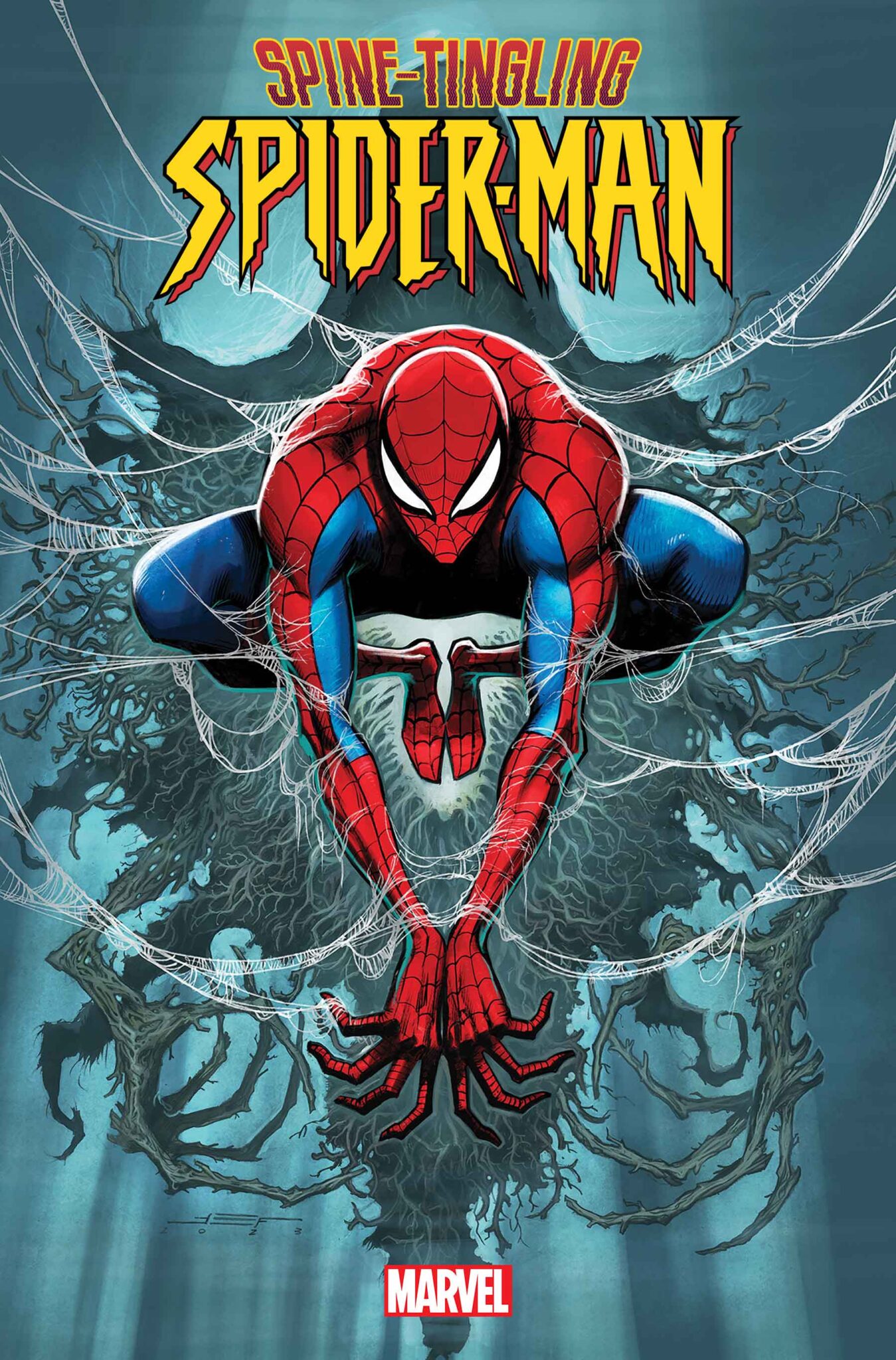 Spine-Tingling Spider-Man cover