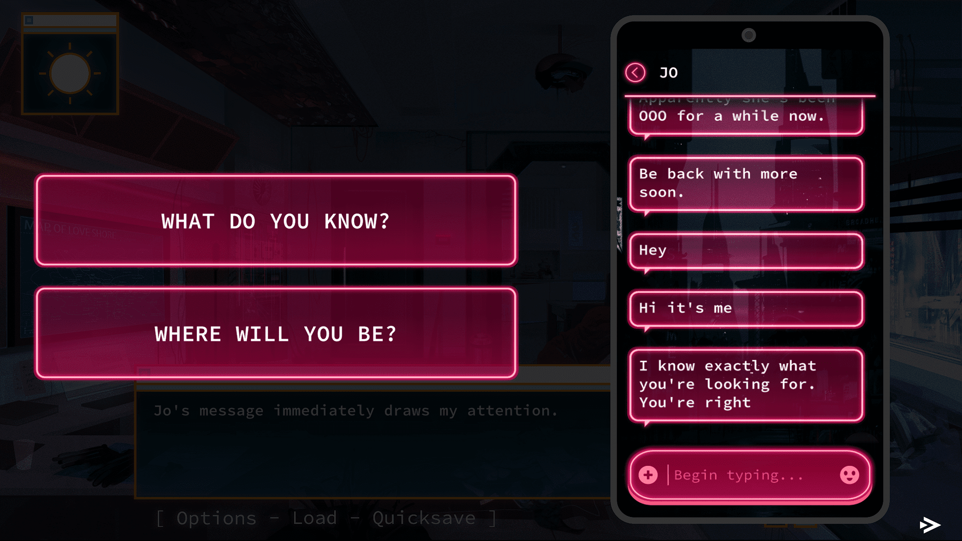 Visual Novel Love Shore Packs a Cyberpunk Punch 1