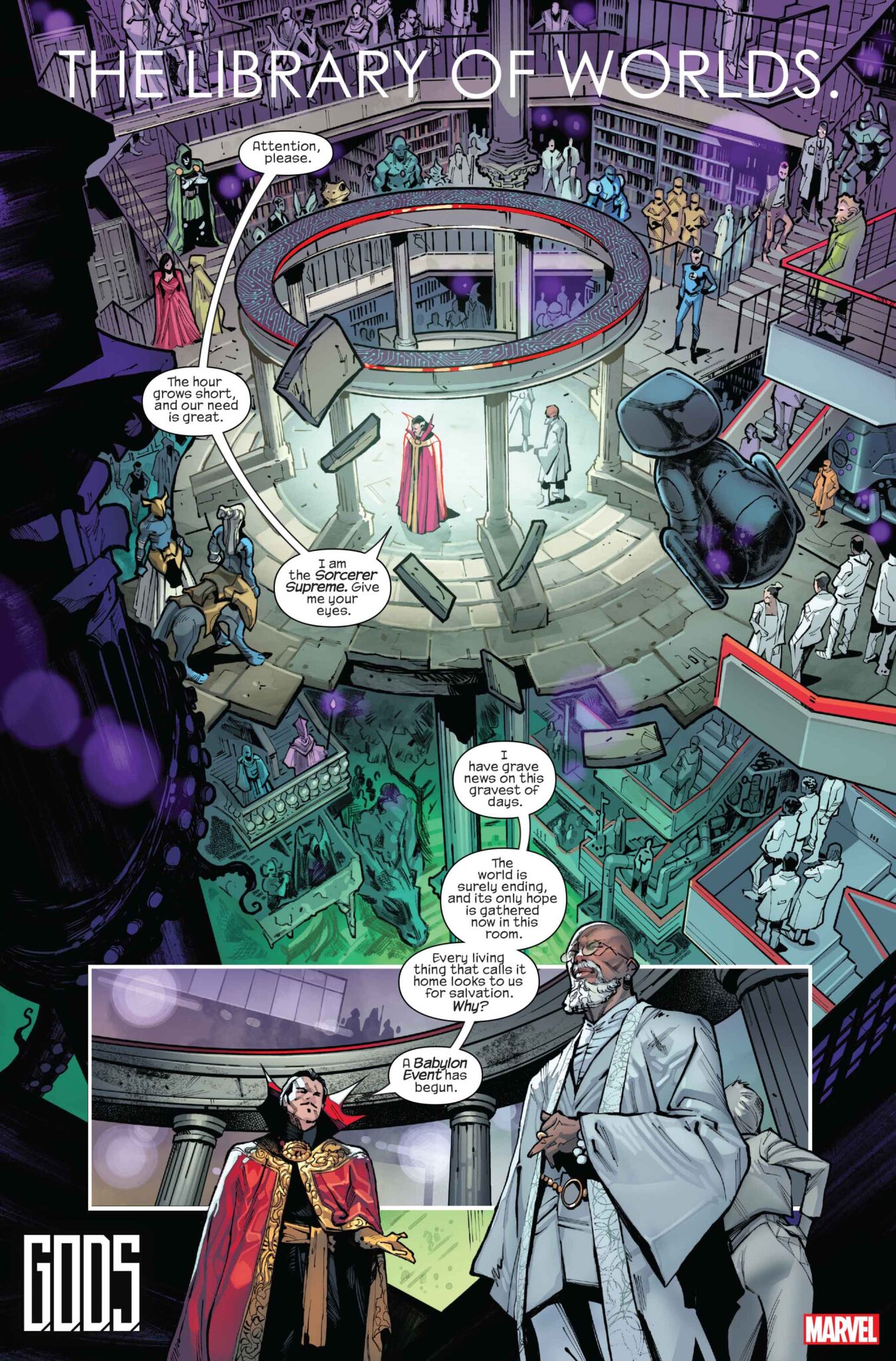 Behold The Power Of Jonathan Hickman's 'G.O.D.S' In New Preview Pages 1