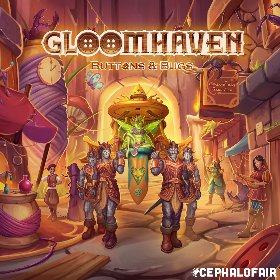 Cephalofair Announces New Solo Gloomhaven Game 1 Gloomhaven Buttons & Bugs box art