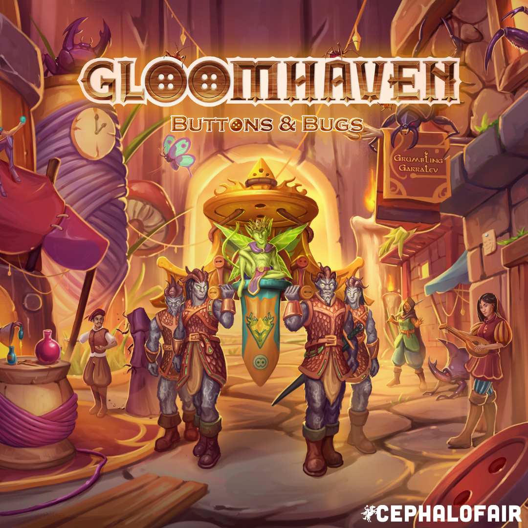 Gloomhaven Buttons & Bugs box art