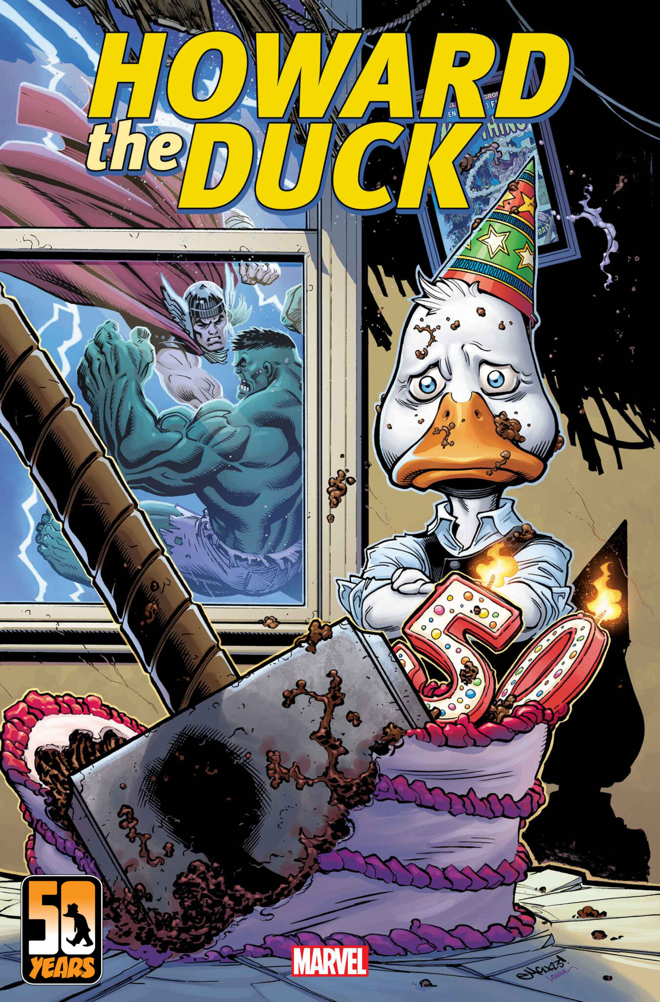 Things Get Weird For Howard The Duck When He Tries To Celebrate Fifty Years This November