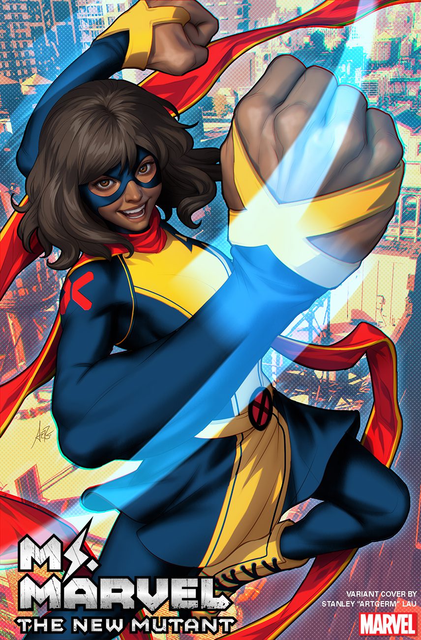 Ms. Marvel Joins The X-Men In New Series Co-Written By Iman Vellani 2 MS. MARVEL: THE NEW MUTANT! #1 variant cover