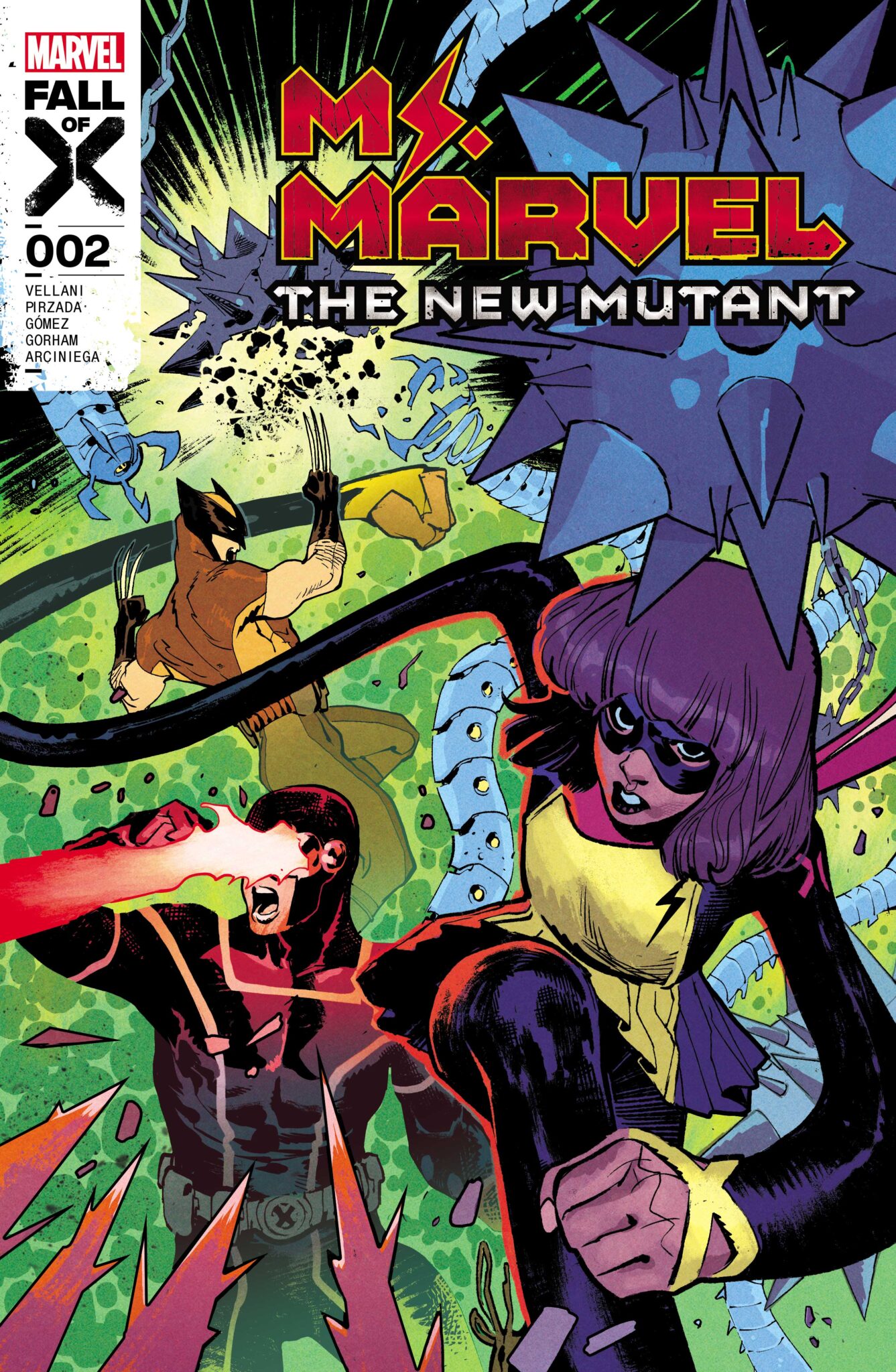 Marvel Reveals New Details On Kamala Khan's First Steps Into Her Mutant Identity With 'Ms. Marvel: The New Mutant' Trailer And Covers 2 MS. MARVEL: THE NEW MUTANT #2 cover