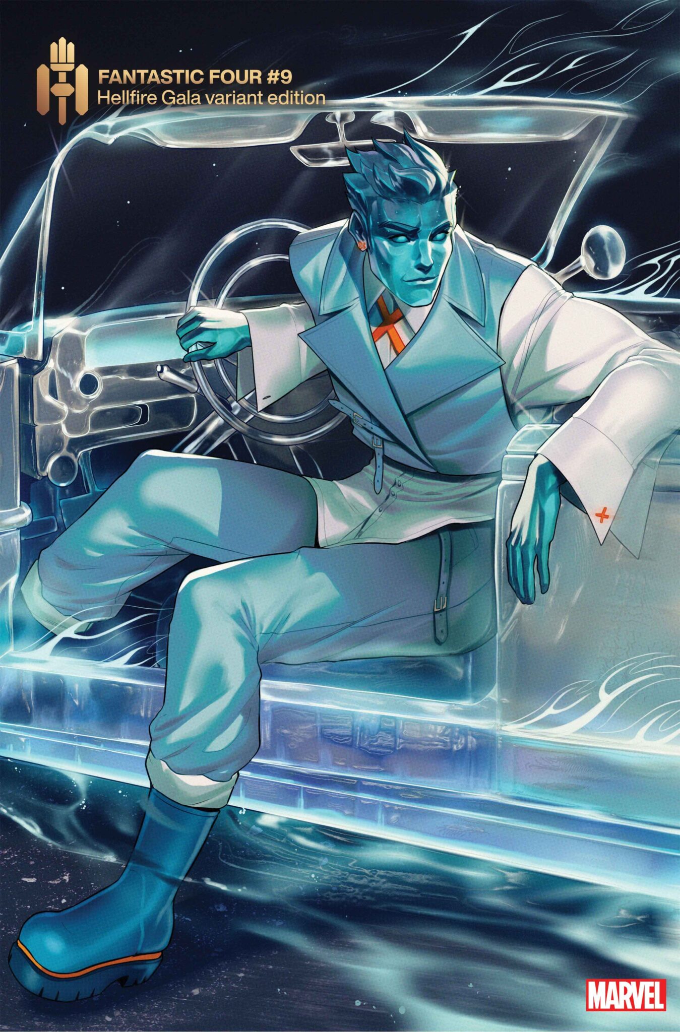 The Fall of Fashion: The Best & Worst Looks Of This Year's Hellfire Gala 9 ICeman Hellfire Gala variant cover
