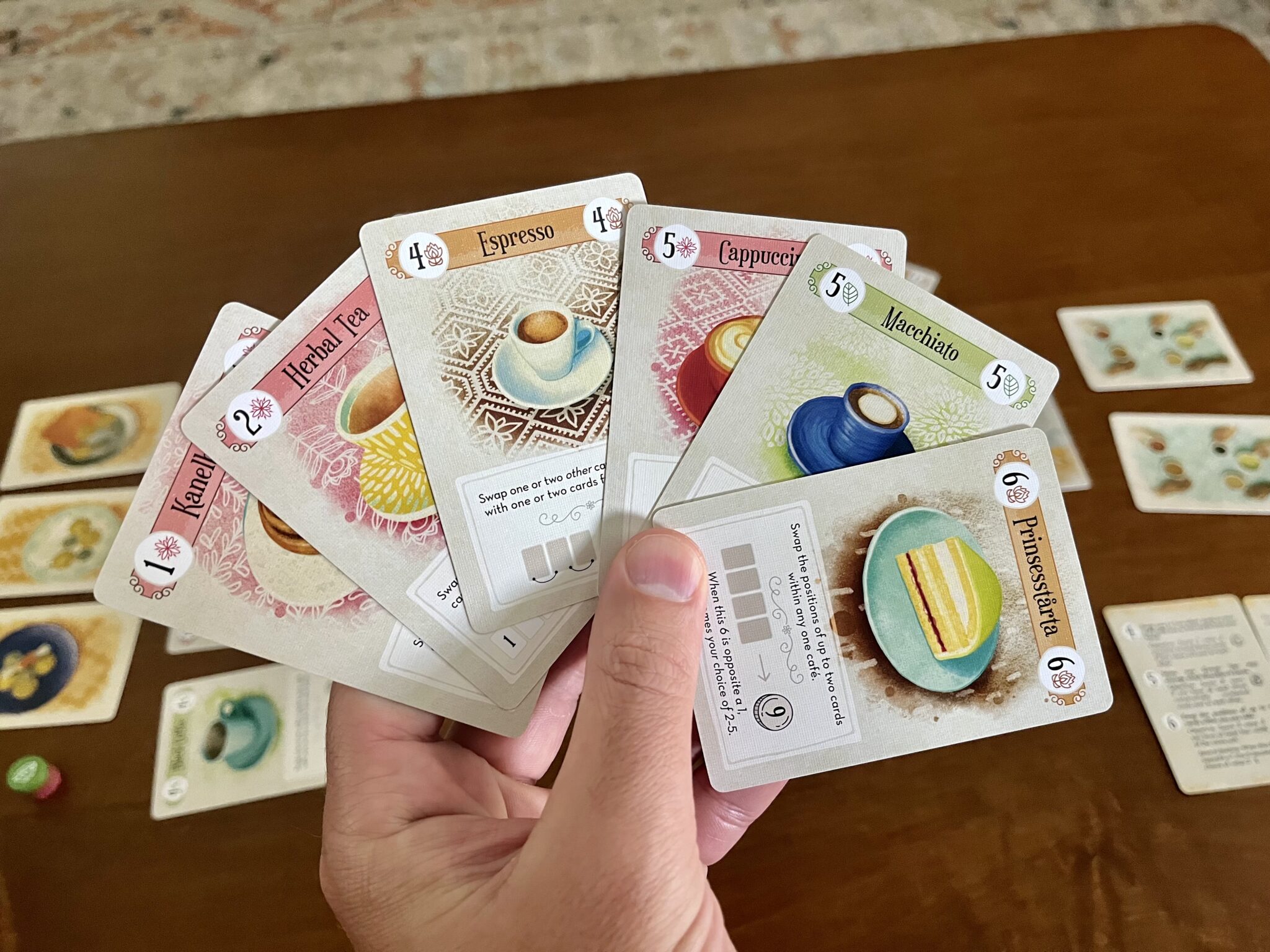 Fika hand of starting cards