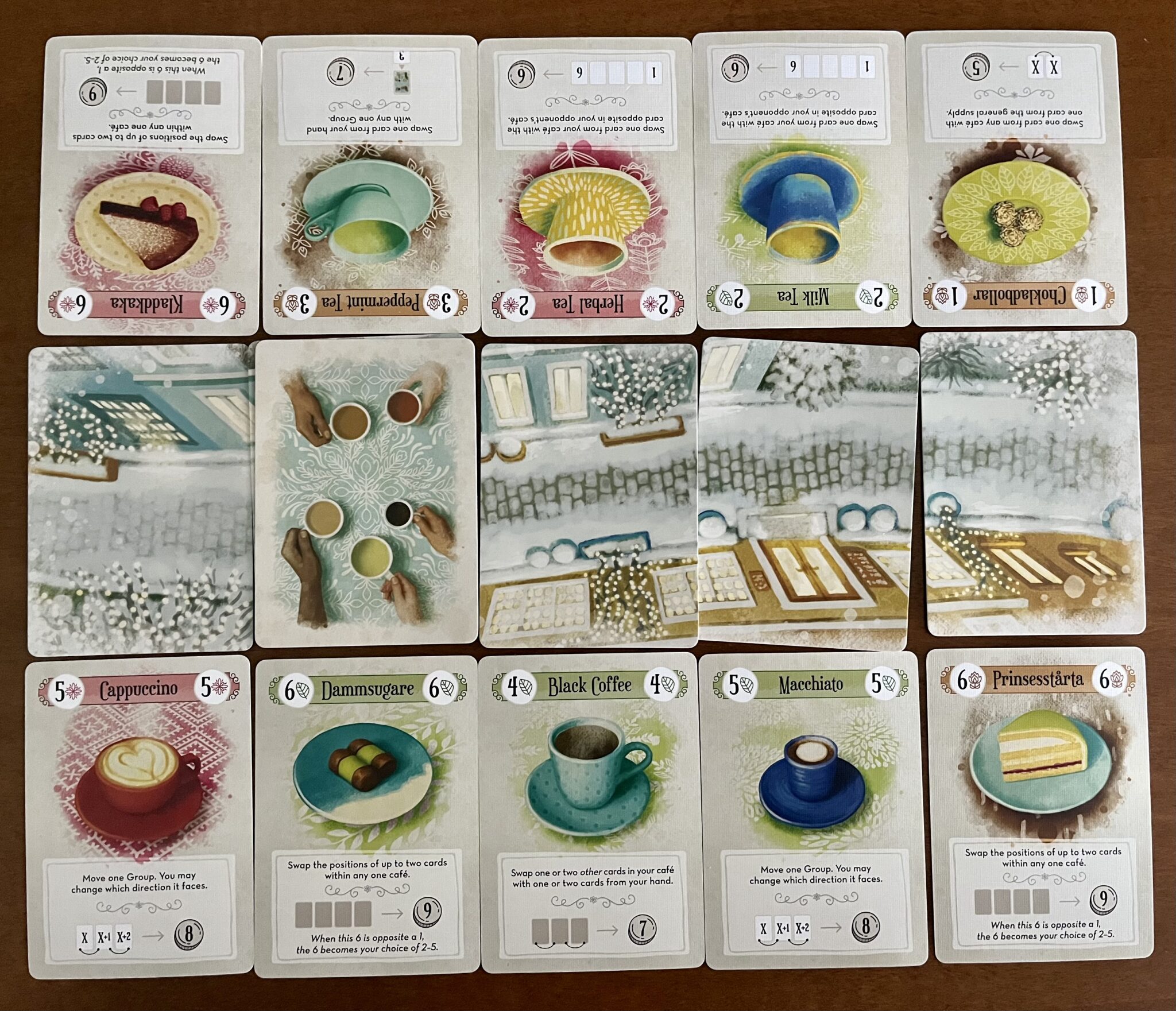 'Fika' Begs To Be Played On A Coffee Table 4 Fika end game with 5 cards played