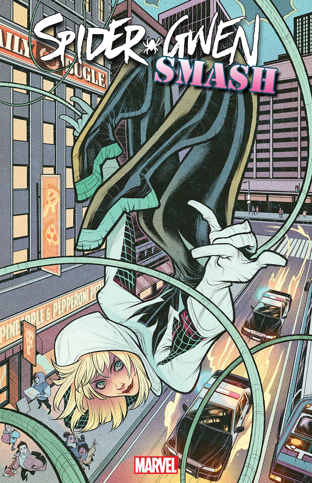 Spider-Gwen: Smash Variant Cover by ELIZABETH TORQUE