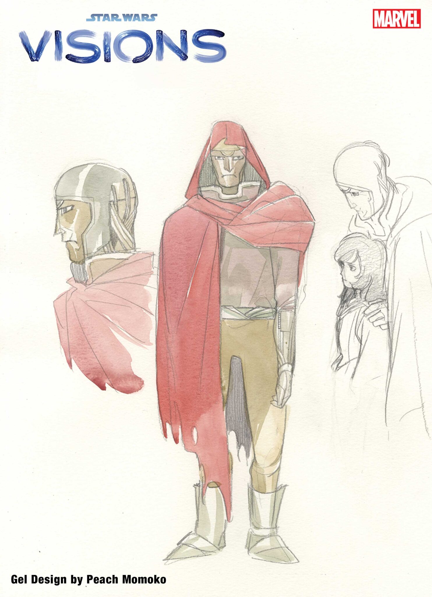 'Star Wars: Visions' Comic Series Kicks Off With Peach Momoko's Take On A Galaxy Far, Far Away 3 Star Wars: Visions - PEACH MOMOKO Gel Design Sheet