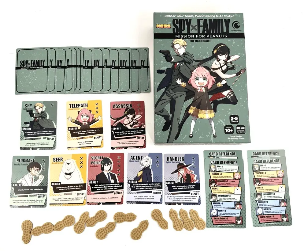 contents of the spy x family card game