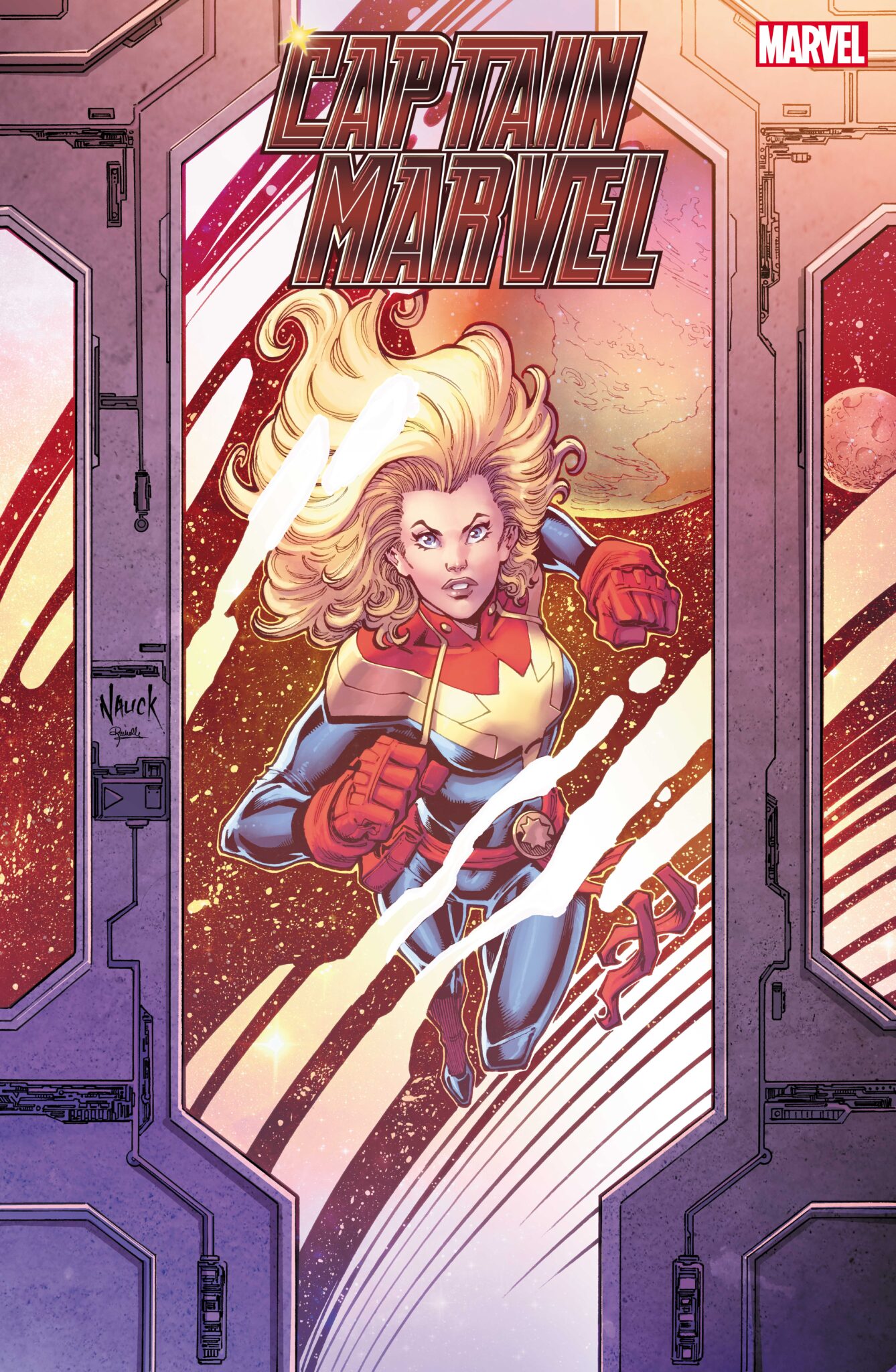 New Captain Marvel #1 Variant Covers Go Higher, Further, Faster 1 Windowshades Variant Cover by TODD NAUCK