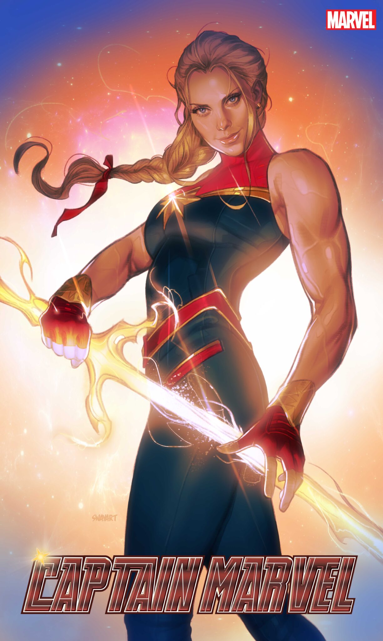 New Captain Marvel #1 Variant Covers Go Higher, Further, Faster 6 Variant Cover by JOSHUA “SWAY” SWABY