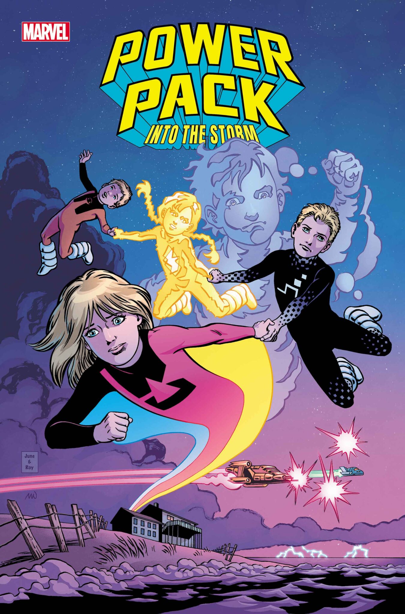 Power Pack Co-Creators To Reunite For 40th Anniversary Limited Series 1 Power Pack: Into The Storm #1 cover