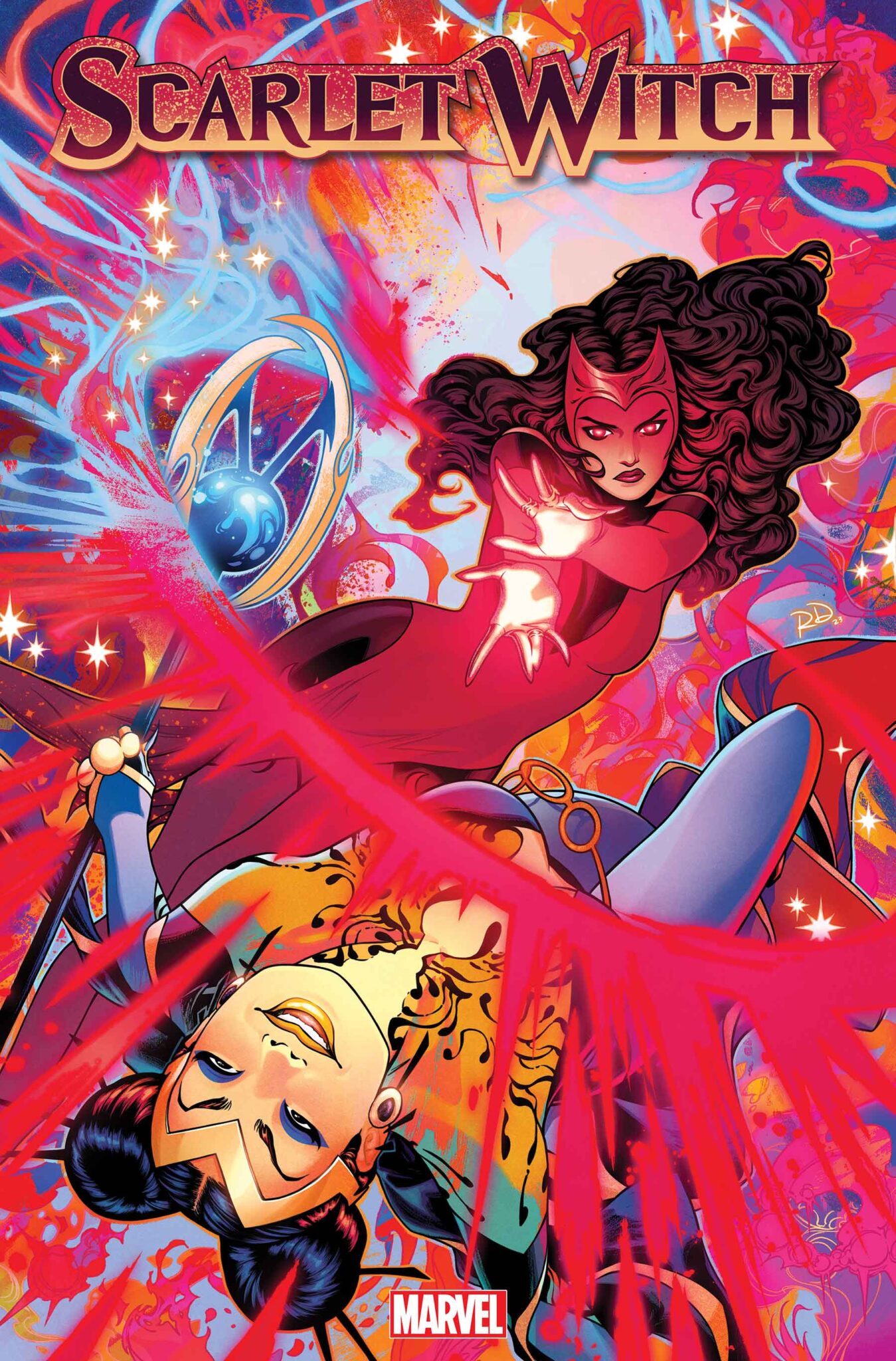 Scarlet Witch #10 cover by Russell Dauterman