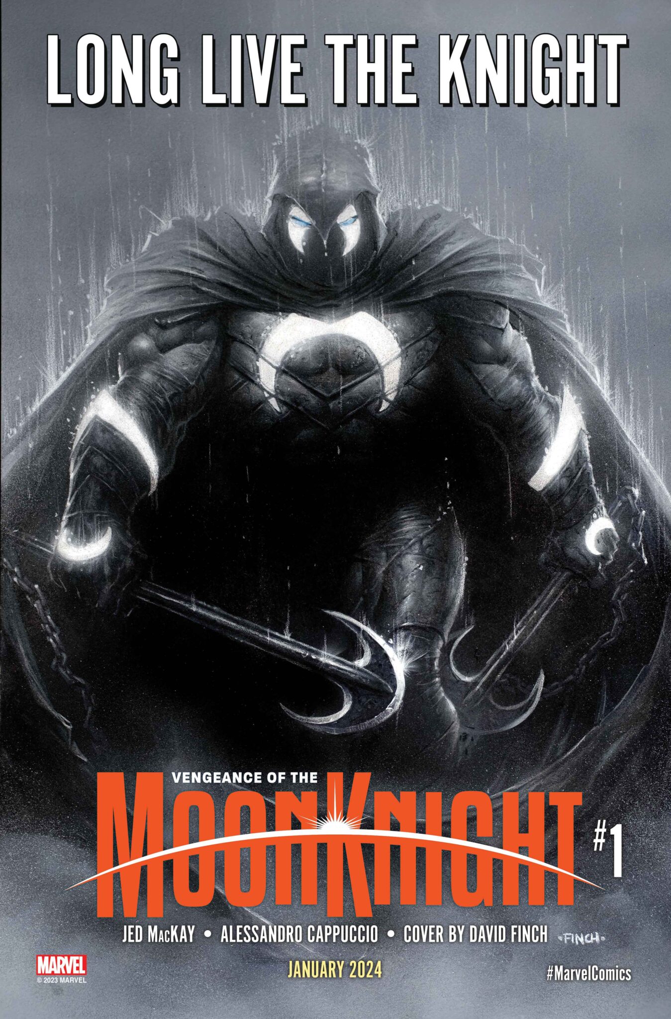 From Death...Comes Vengeance: Moon Knight Lives In A New Series This January 2 Vengeance of the Moon Knight #1 cover