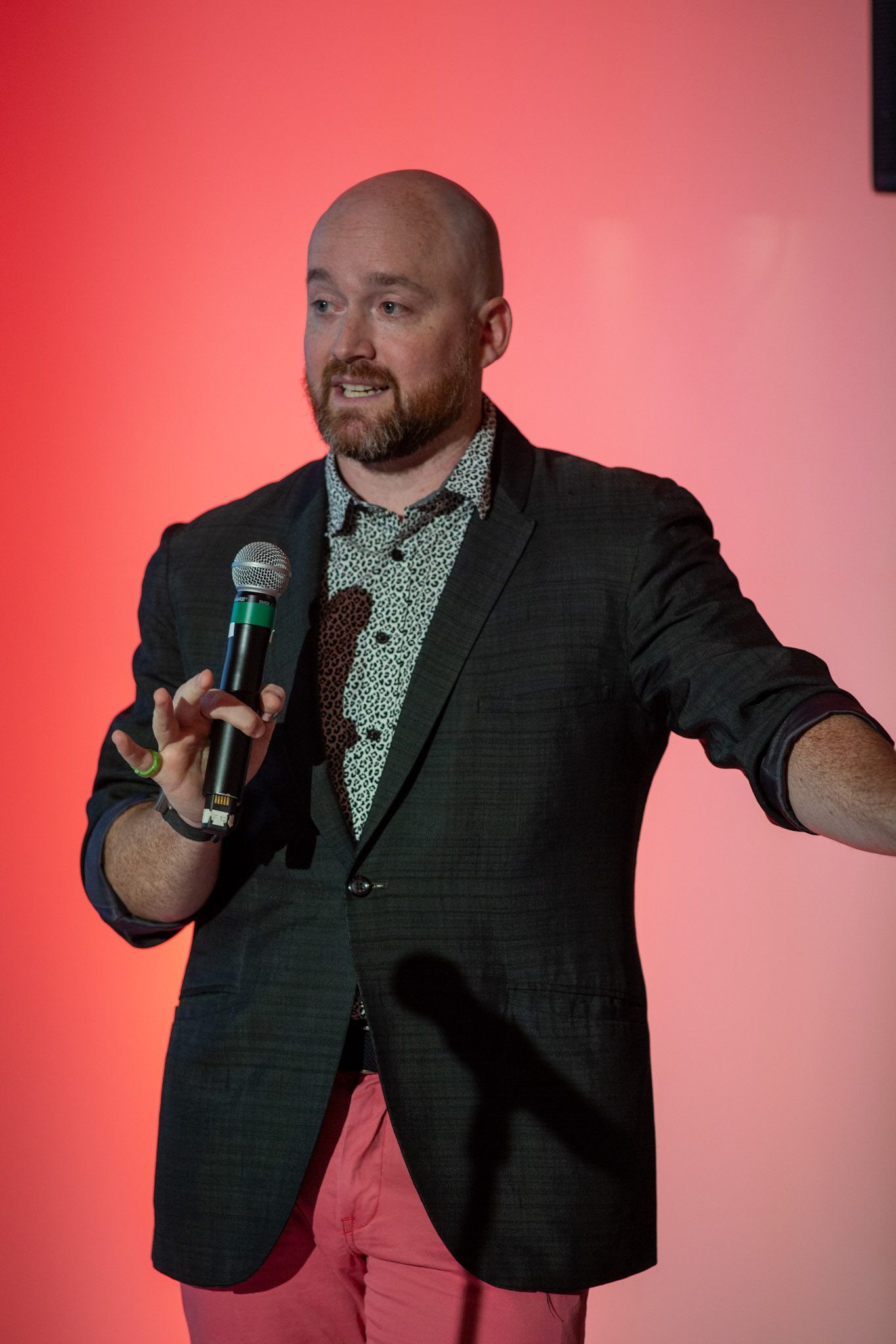 Ned Donovan hosting the New Jersey Web Fest Gala