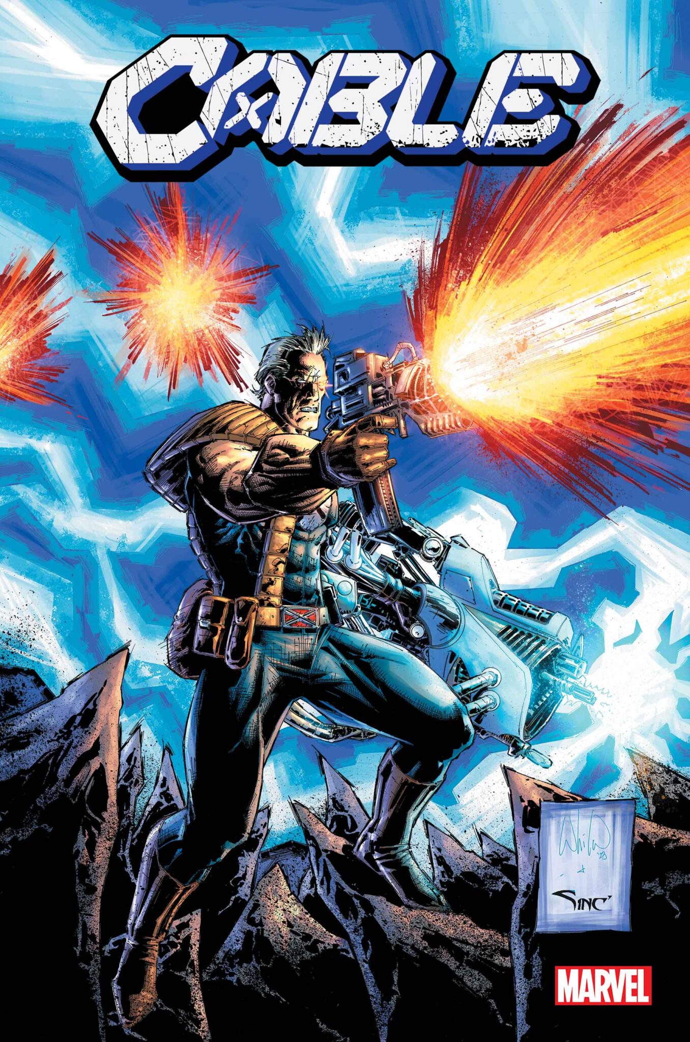 Fabian Nicieza Returns To Cable In New Limited Series Set During The Fall Of The House Of X 1 Cable #1 cover