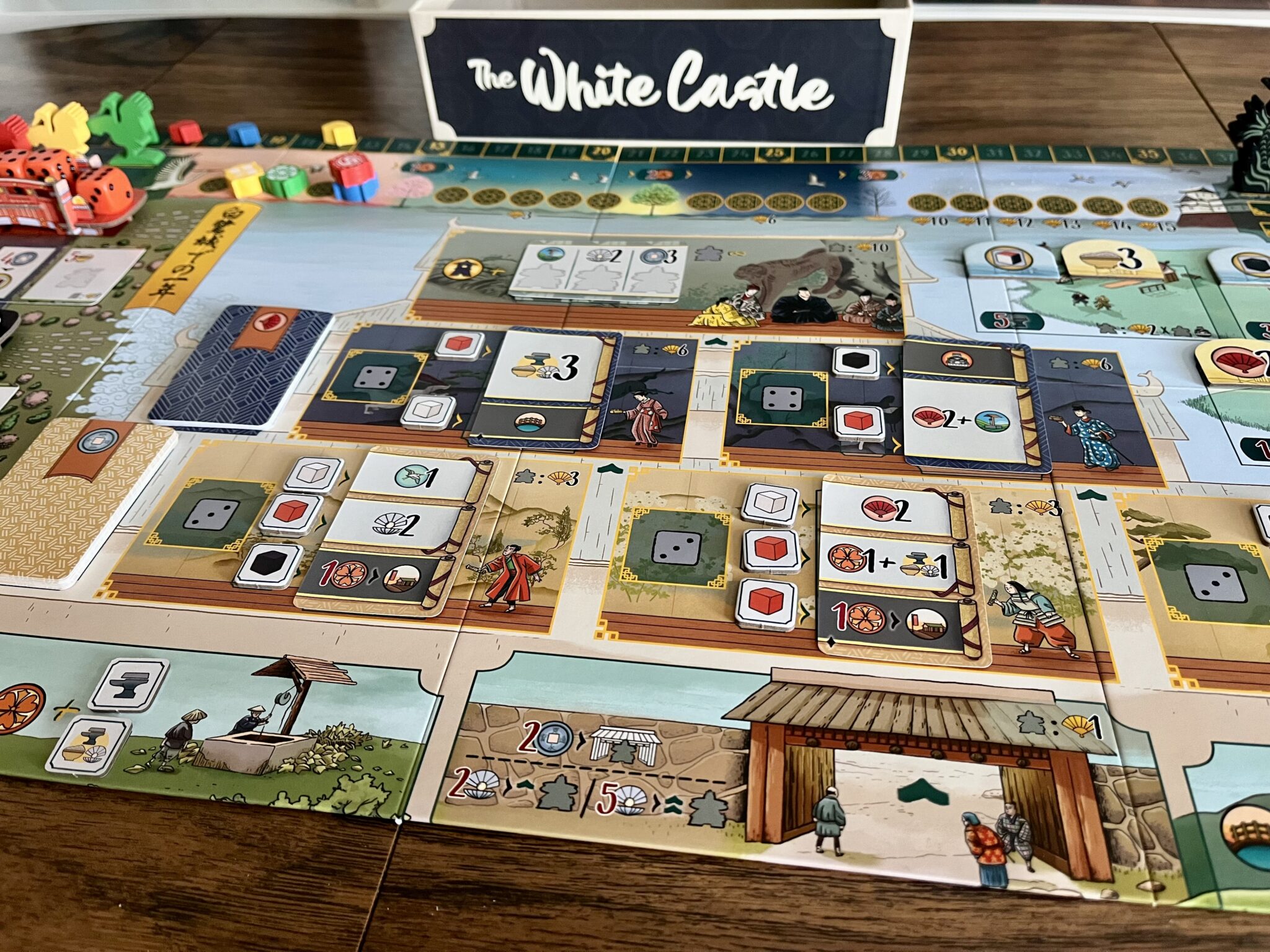 Devir's 'The White Castle' Is A Surprisingly Quick Euro With Lots Of Choices To Make 2 The White Castle on the table setup to begin