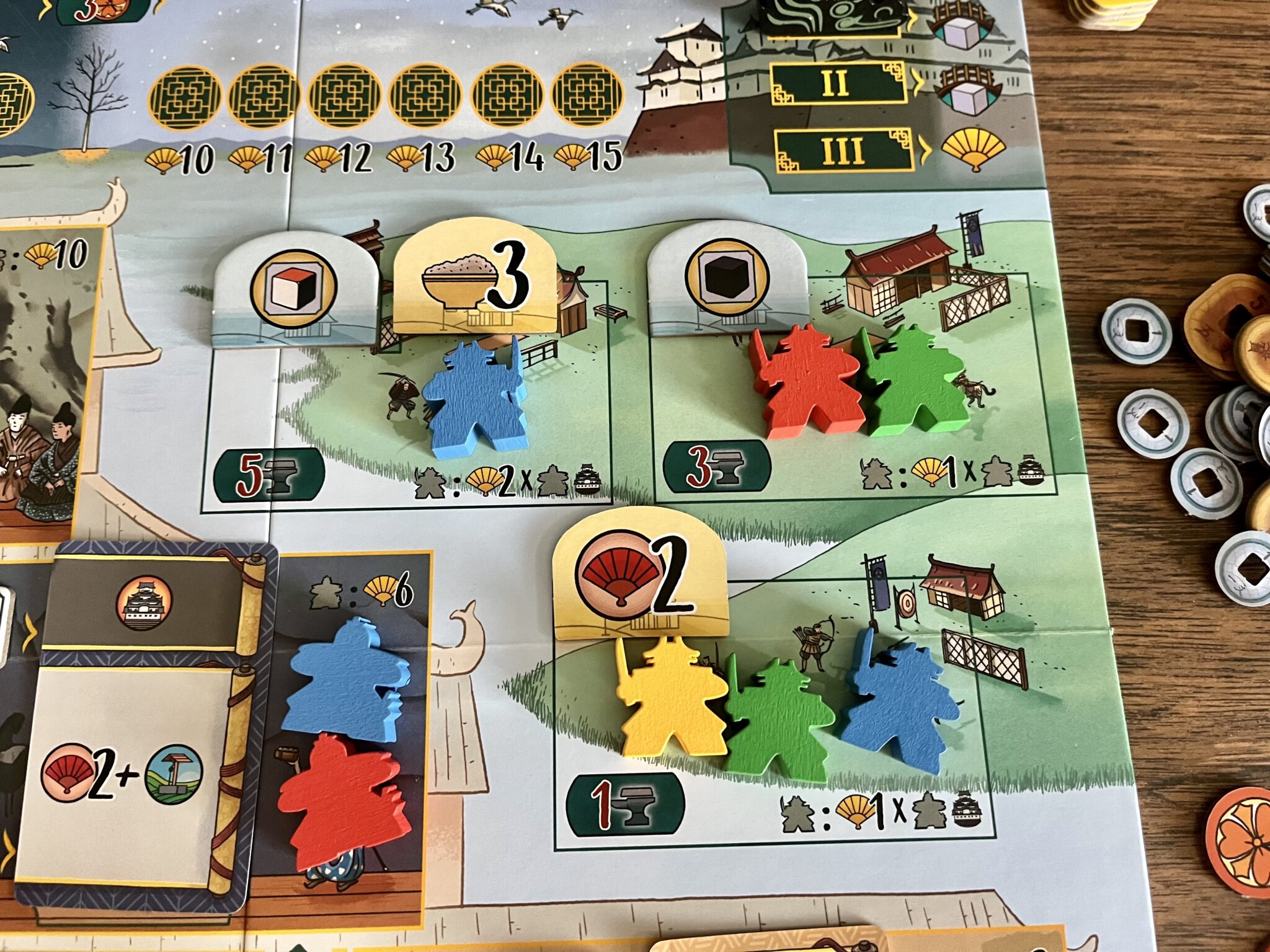 Devir's 'The White Castle' Is A Surprisingly Quick Euro With Lots Of Choices To Make 6 The White Castle warriors and action spots on the main board