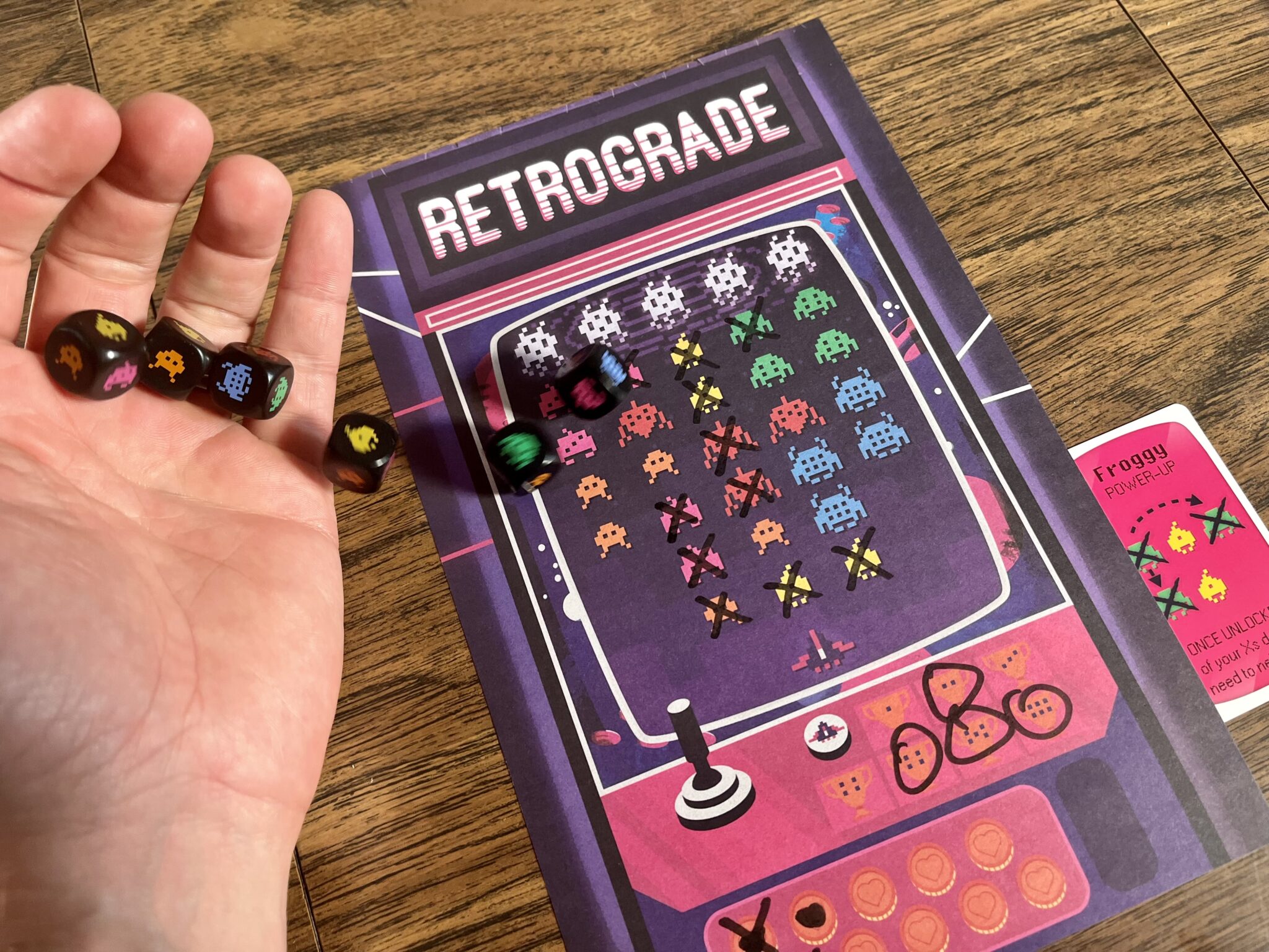 retrograde rolling the dice