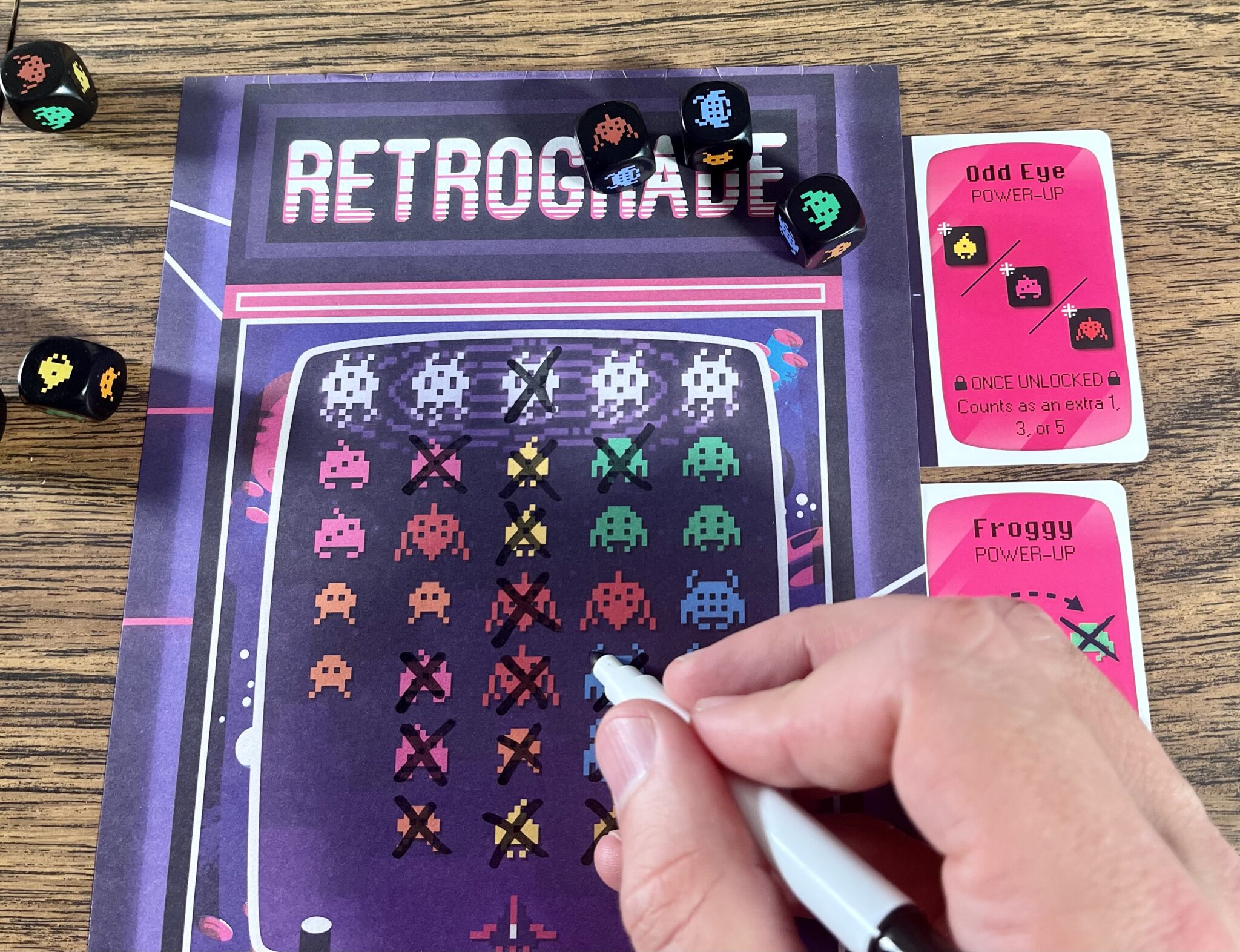 retrograde roll and write