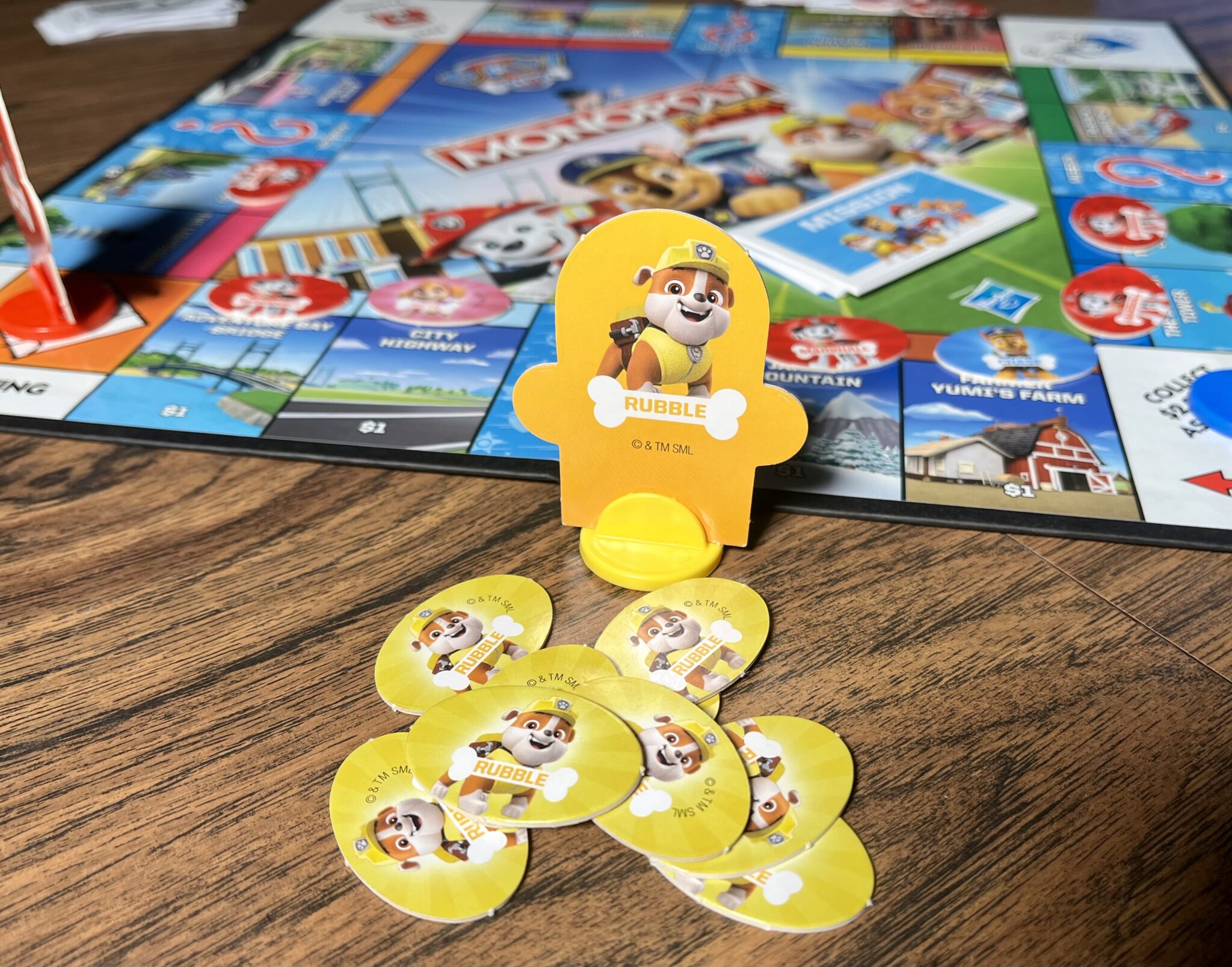 'Monopoly Junior: Paw Patrol' Was A Surprise Hit For My Kids 6 Monopoly Junior: Paw Patrol Rubble token