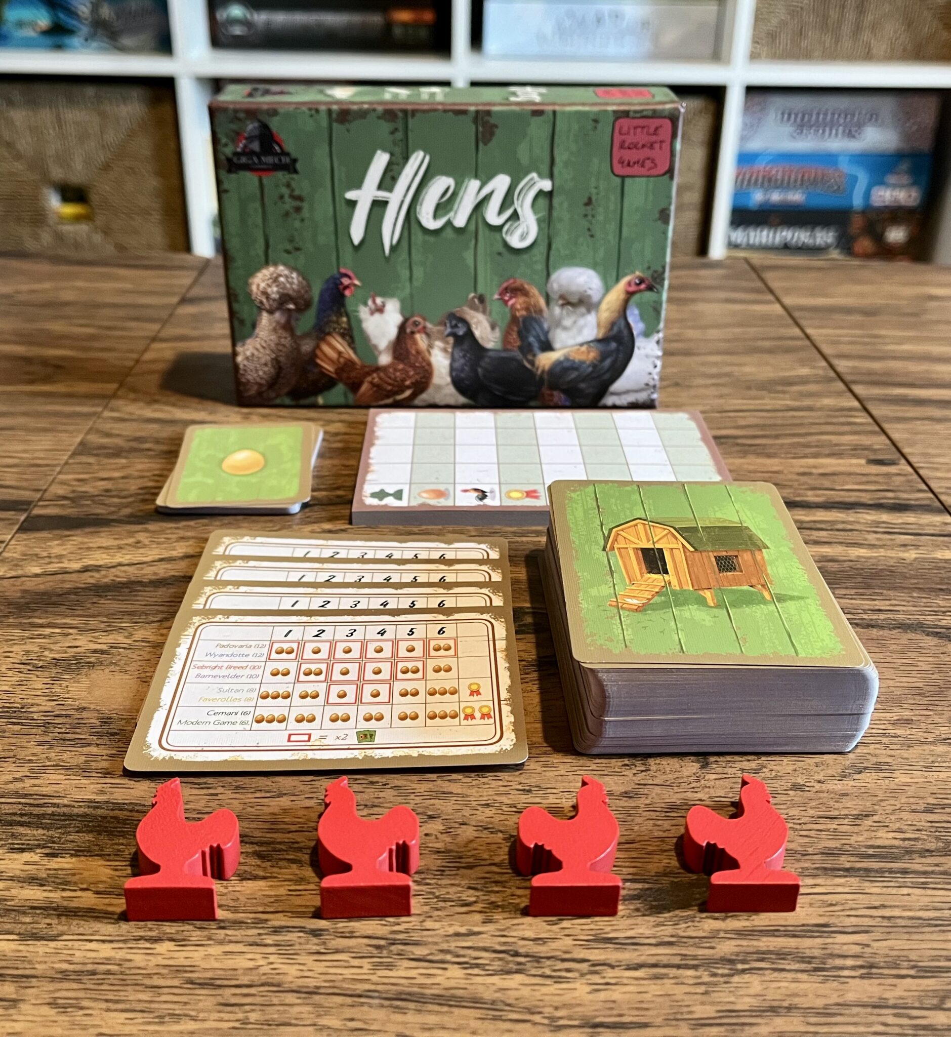 'Hens' Makes You Raise Chickens, Not Eat Chicken. 2 Hens components