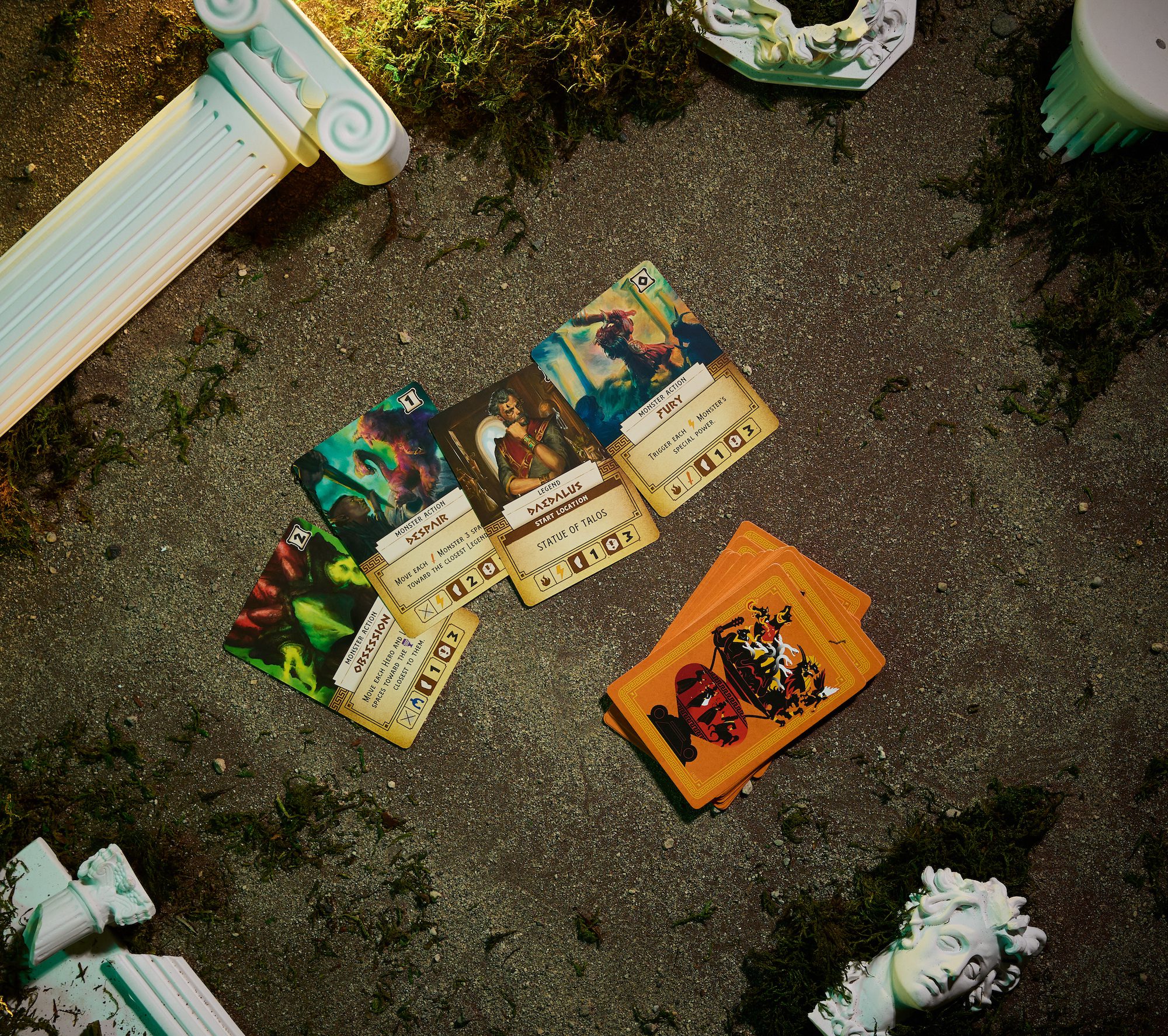'Horrified: Greek Monsters' Ups The Aesthetic While Maintaining Near-Perfect Co-Op Formula 4 Horrified Greek Monsters monster cards