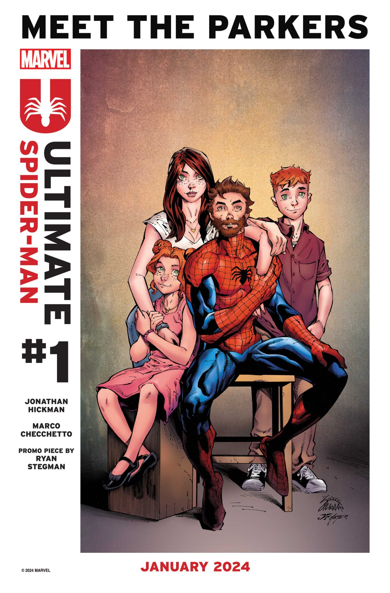 The Parkers Will (Finally) Be Together Again In Jonathan Hickman's Ultimate Spider-Man 1