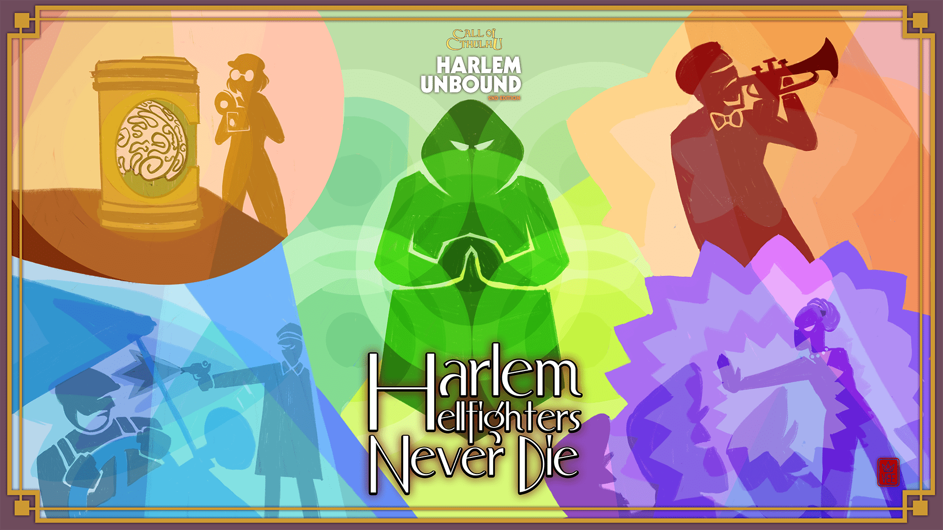 The cover for Harlem Unbound, Harlem Hellfighters Never Die