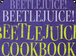 a portion of the beetlejuice cookbook cover